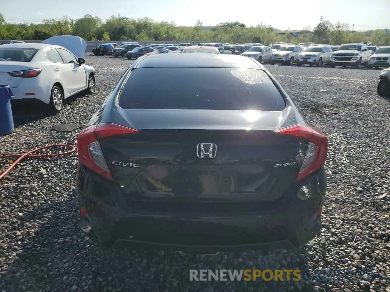 6 fotografías del automóvil dañado 19XFC2F88KE015317 HONDA CIVIC 2019