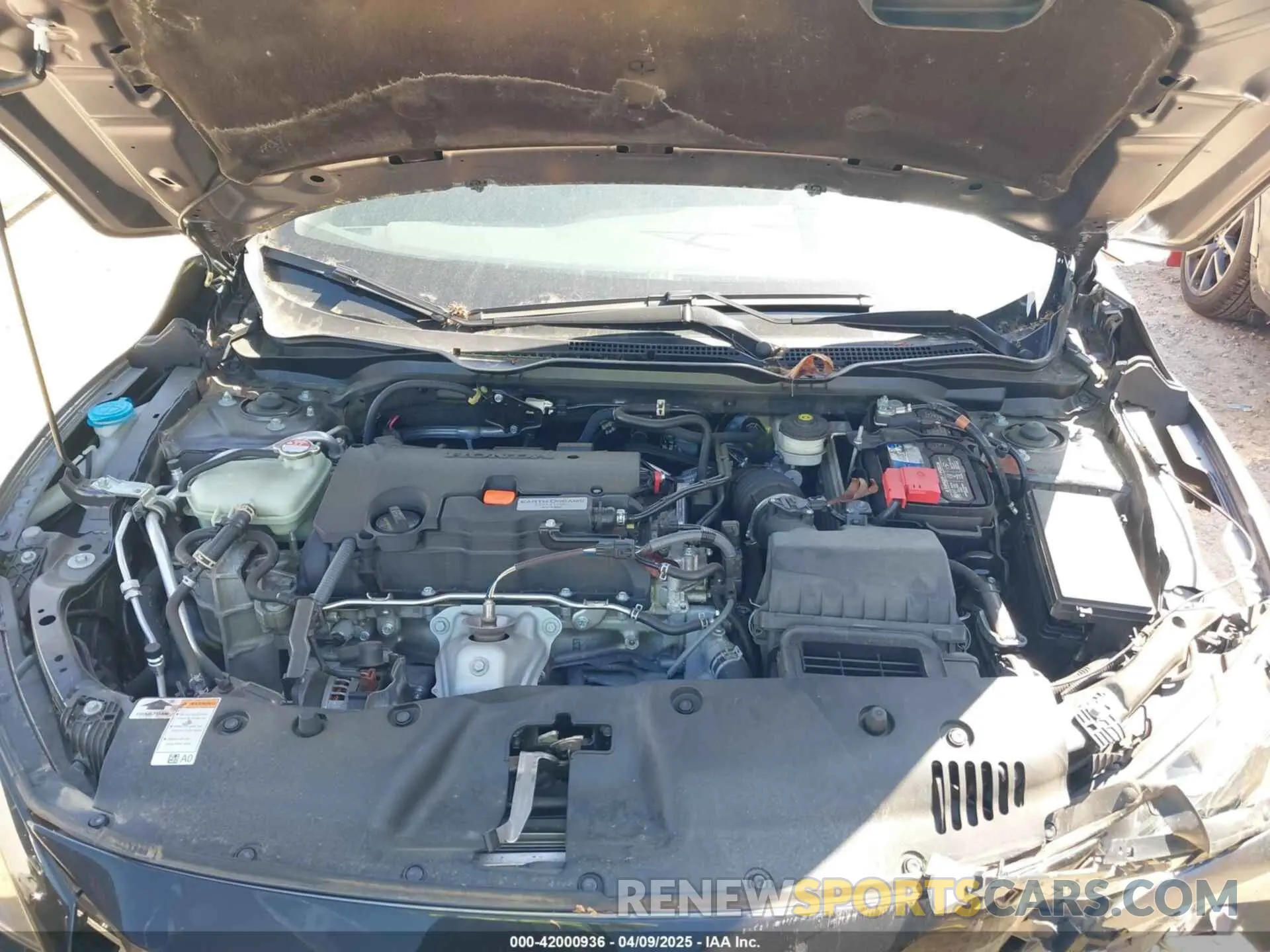 10 fotografías del automóvil dañado 19XFC2F88KE028035 HONDA CIVIC 2019