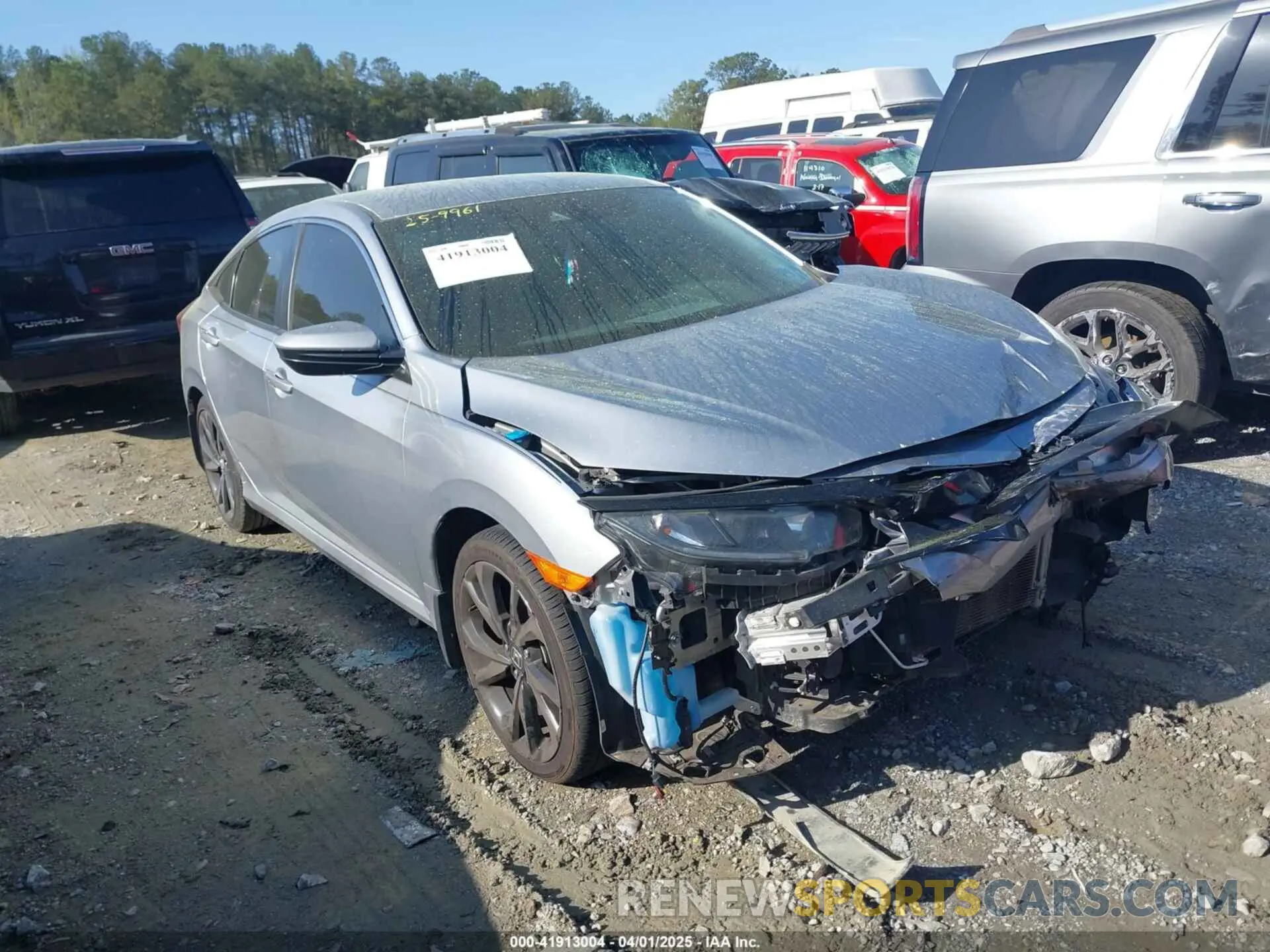 1 fotografías del automóvil dañado 19XFC2F88KE034868 HONDA CIVIC 2019