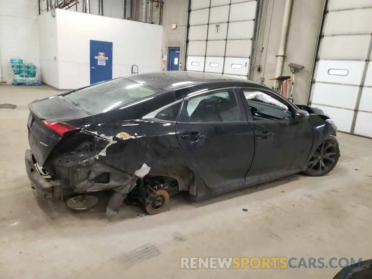3 fotografías del automóvil dañado 19XFC2F88KE043702 HONDA CIVIC 2019