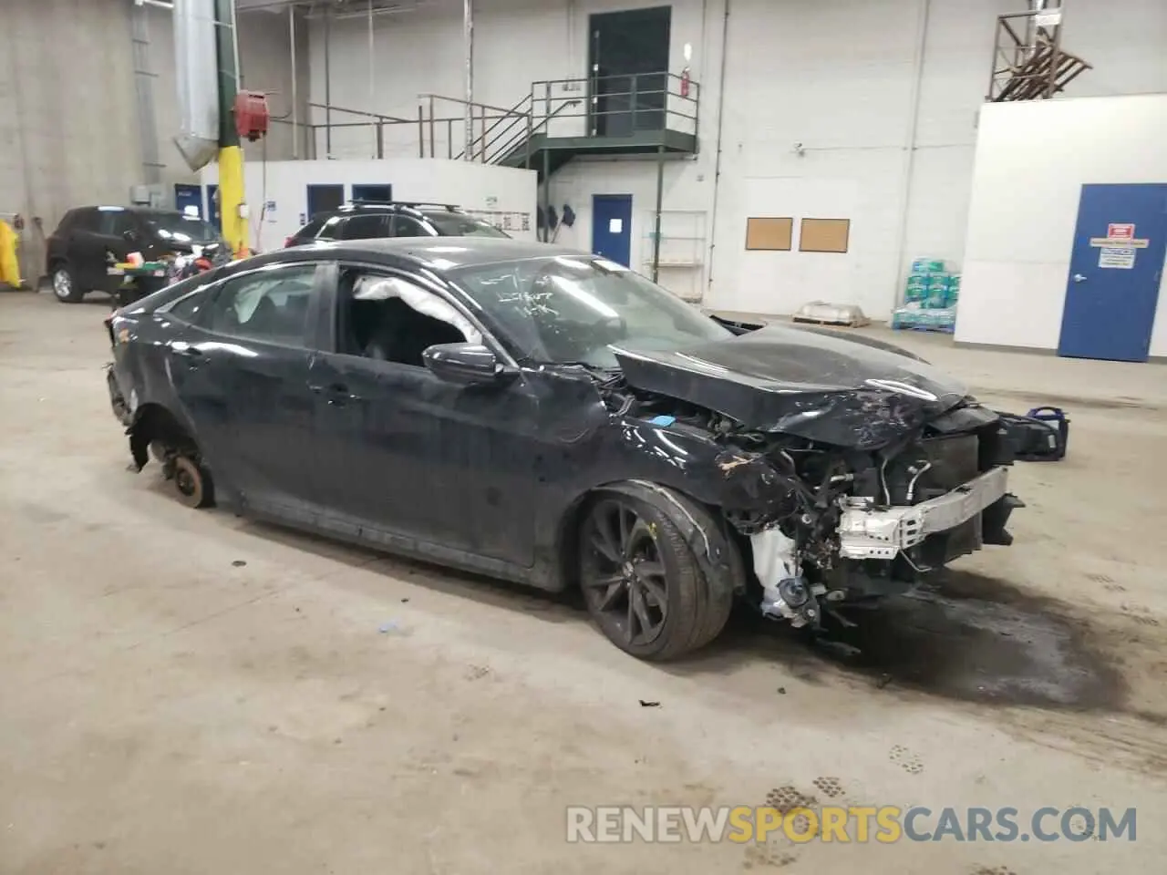 4 fotografías del automóvil dañado 19XFC2F88KE043702 HONDA CIVIC 2019