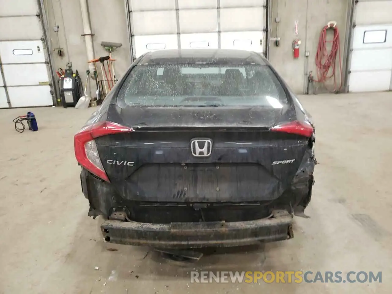 6 fotografías del automóvil dañado 19XFC2F88KE043702 HONDA CIVIC 2019