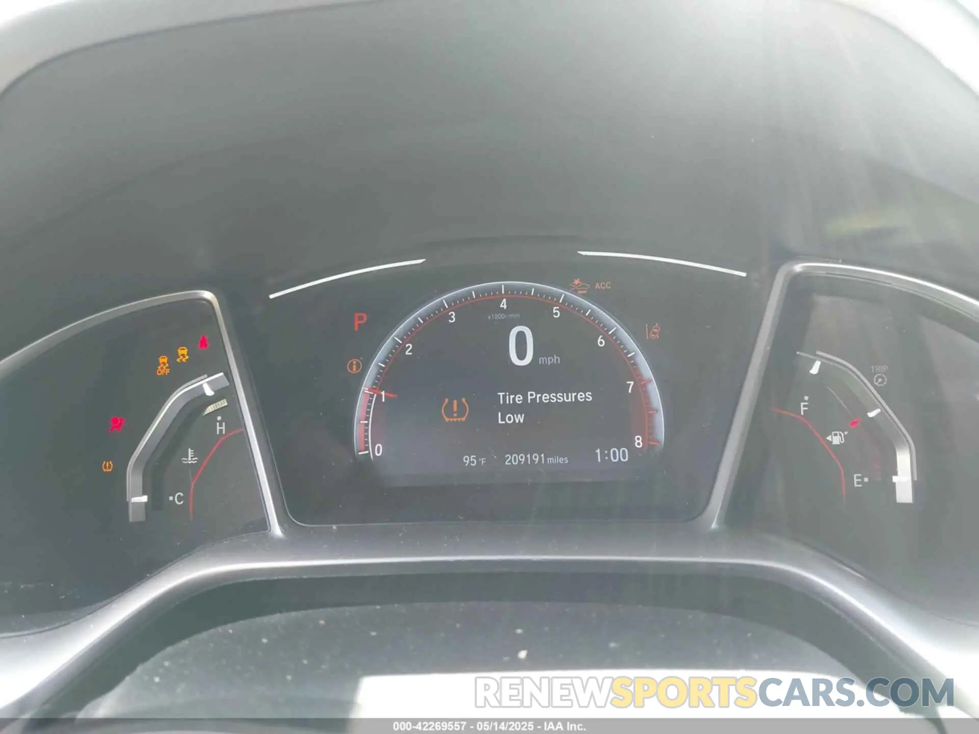 7 fotografías del automóvil dañado 19XFC2F88KE047720 HONDA CIVIC 2019