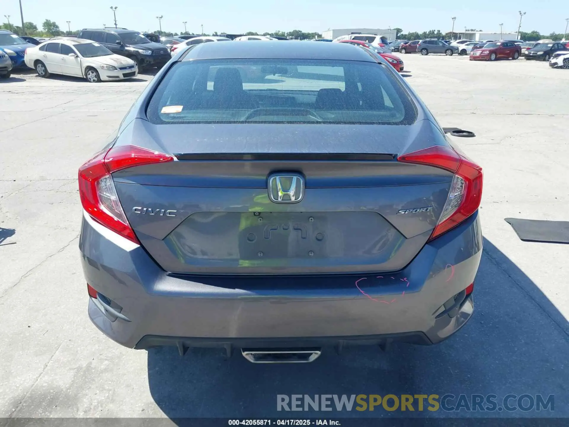 17 fotografías del automóvil dañado 19XFC2F89KE019683 HONDA CIVIC 2019
