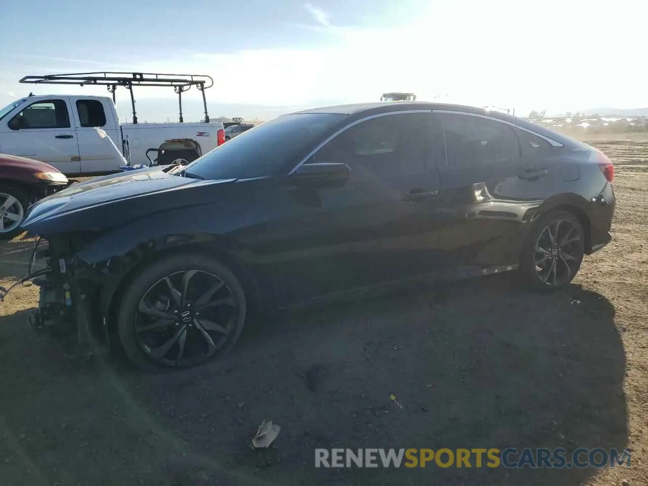 1 fotografías del automóvil dañado 19XFC2F89KE047824 HONDA CIVIC 2019