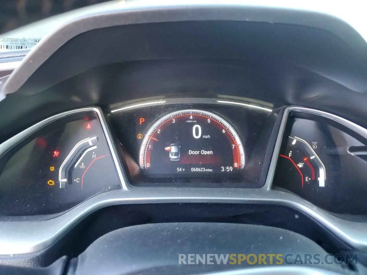 9 fotografías del automóvil dañado 19XFC2F89KE047824 HONDA CIVIC 2019