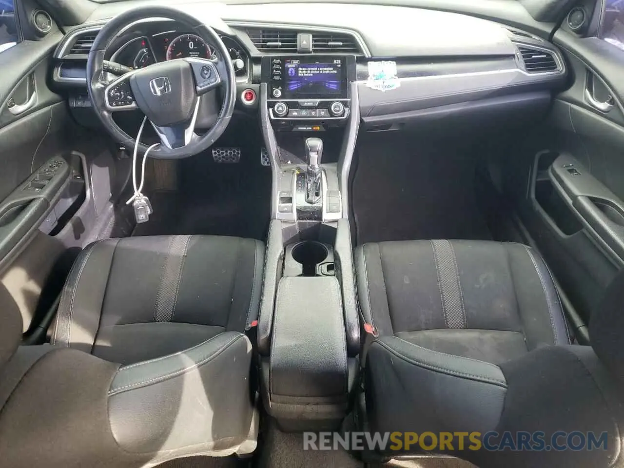 8 fotografías del automóvil dañado 19XFC2F8XKE008109 HONDA CIVIC 2019