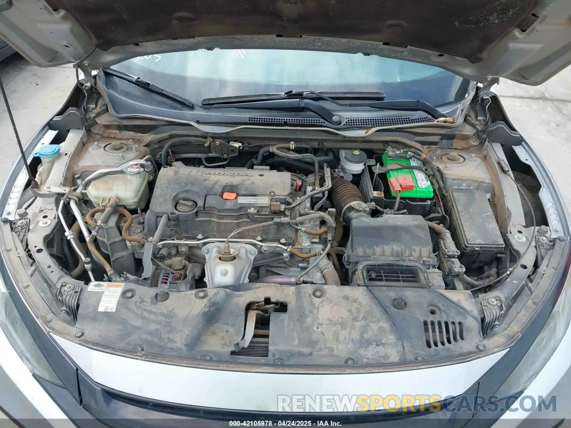 10 fotografías del automóvil dañado 19XFC2F8XKE012175 HONDA CIVIC 2019