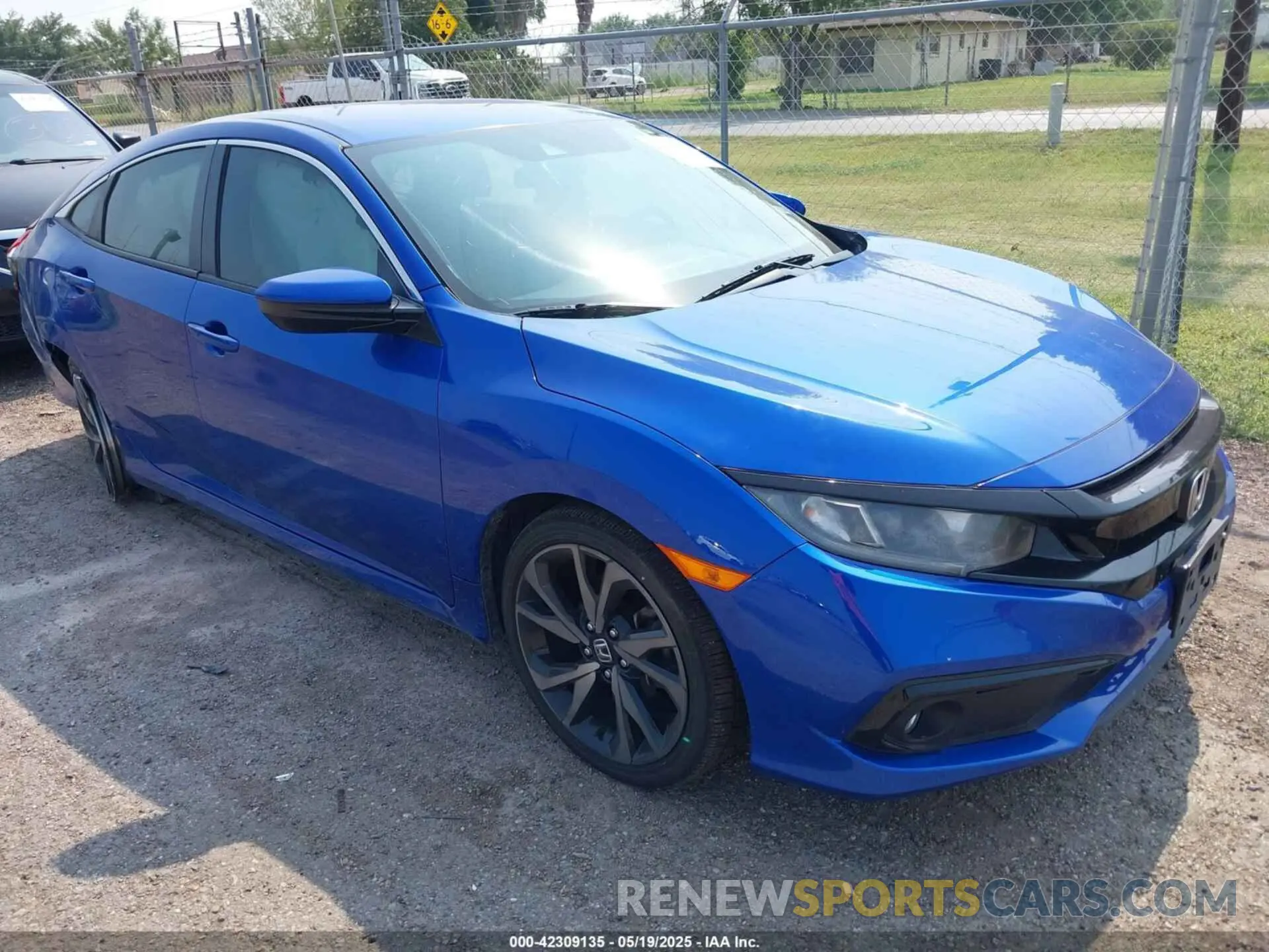 1 fotografías del automóvil dañado 19XFC2F8XKE045192 HONDA CIVIC 2019