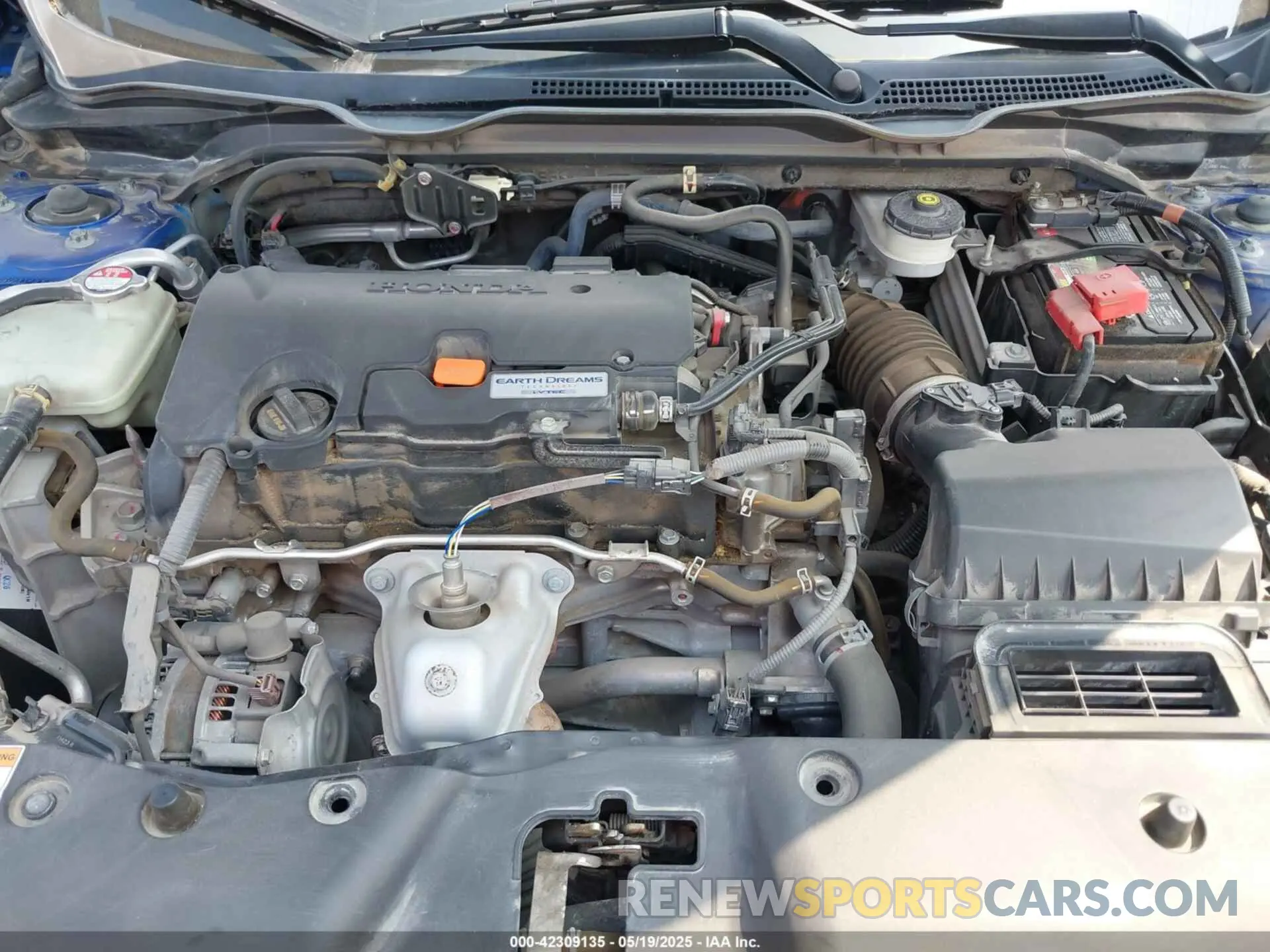 10 fotografías del automóvil dañado 19XFC2F8XKE045192 HONDA CIVIC 2019