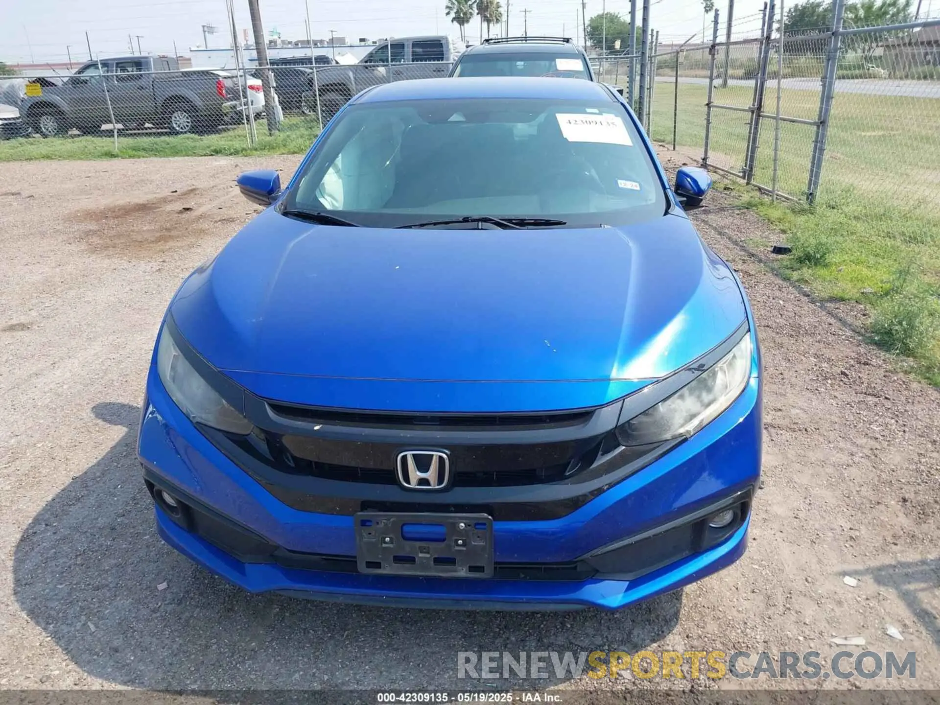 12 fotografías del automóvil dañado 19XFC2F8XKE045192 HONDA CIVIC 2019