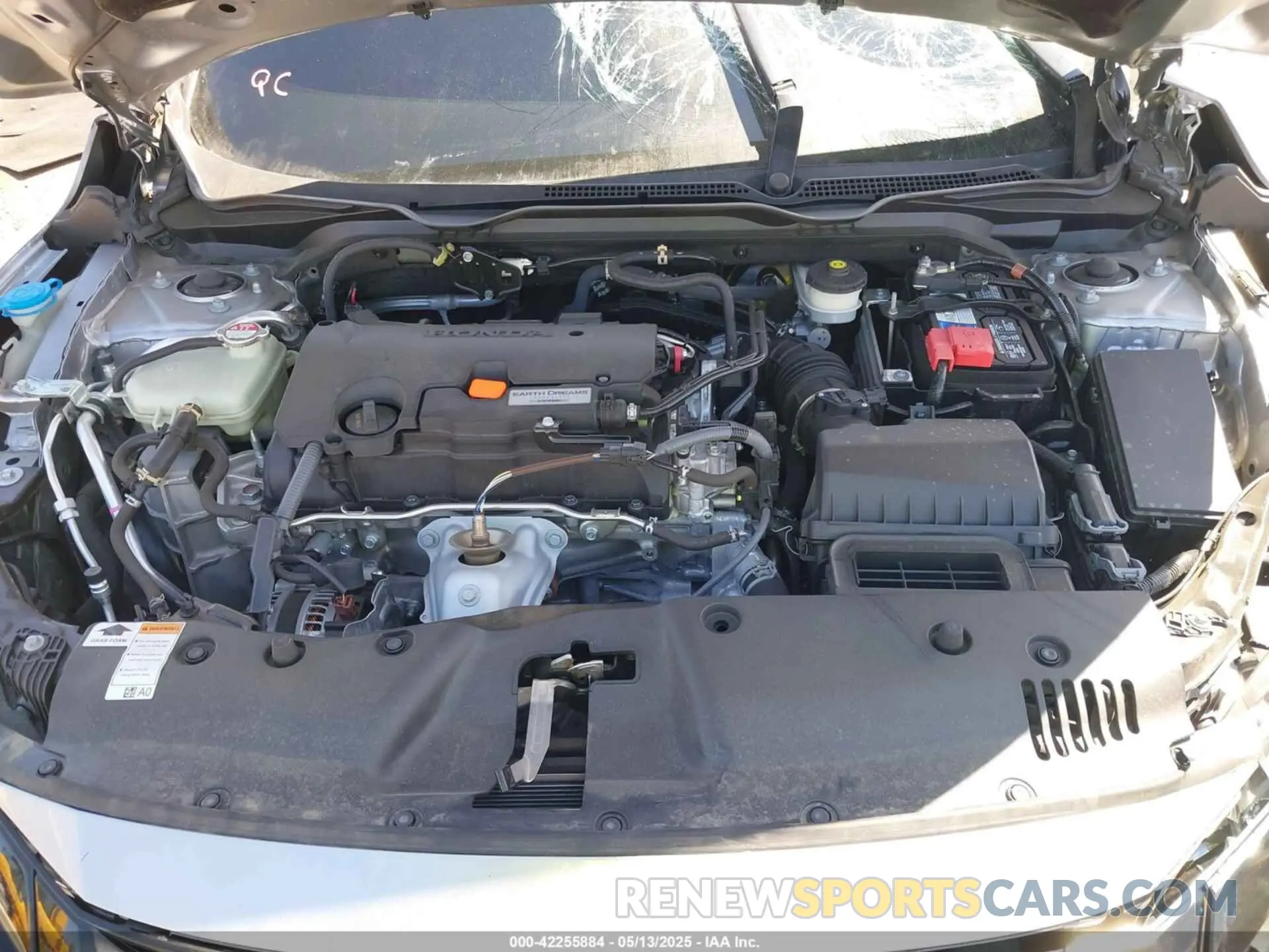 10 fotografías del automóvil dañado 19XFC2F8XKE212232 HONDA CIVIC 2019