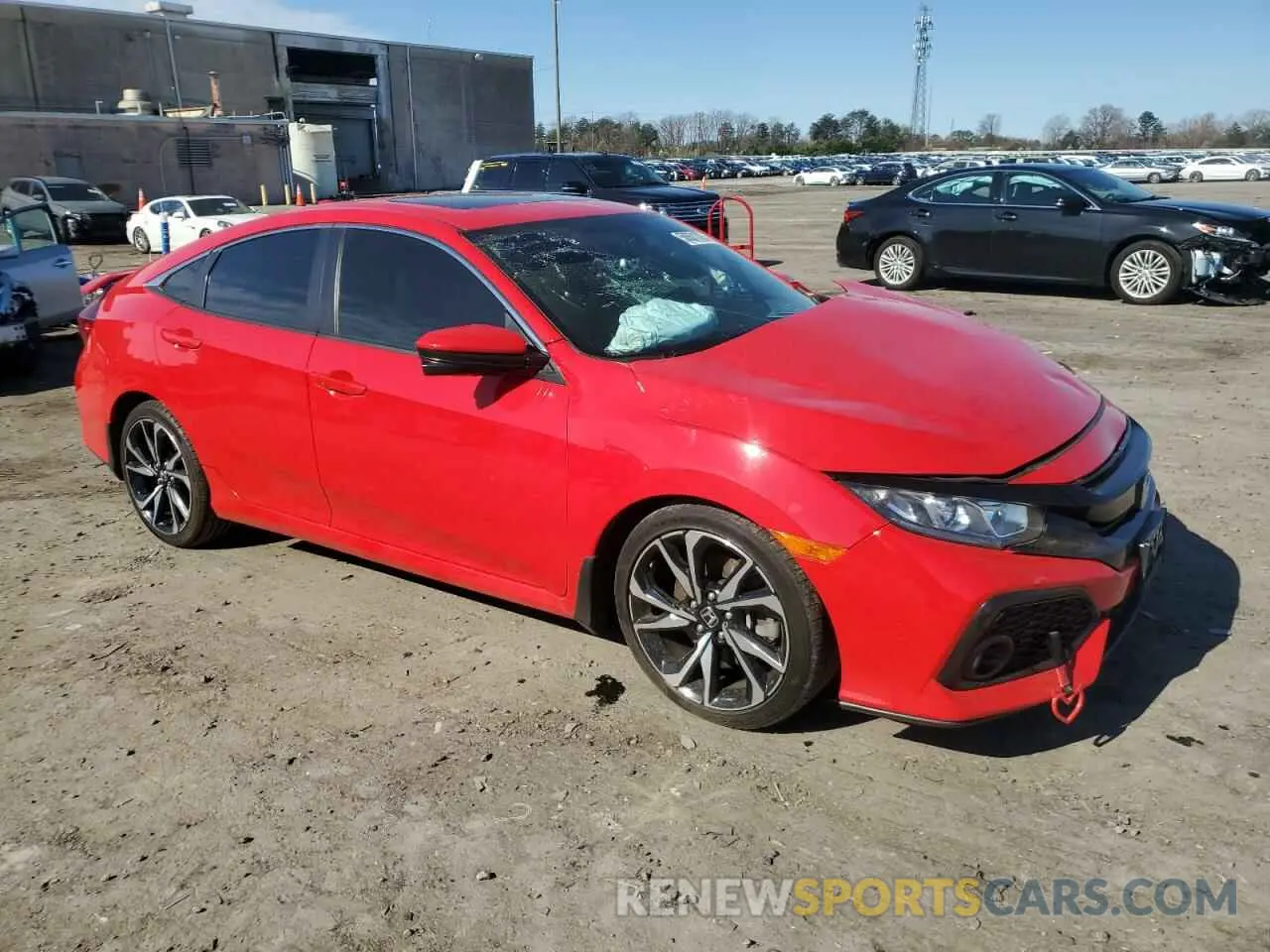 4 fotografías del automóvil dañado 2HGFC1E53KH707136 HONDA CIVIC 2019