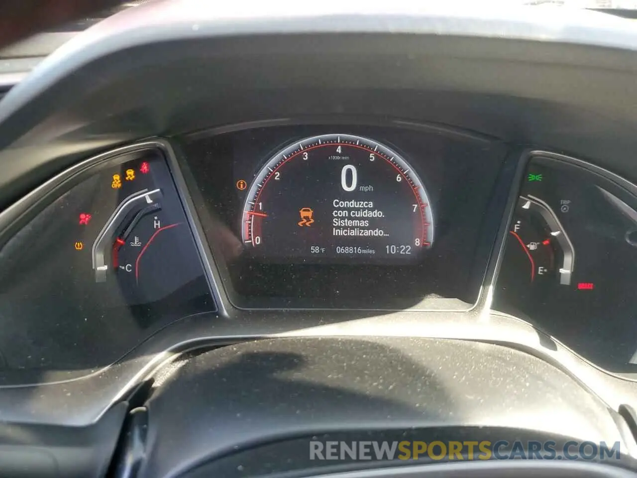 9 fotografías del automóvil dañado 2HGFC1E53KH707136 HONDA CIVIC 2019