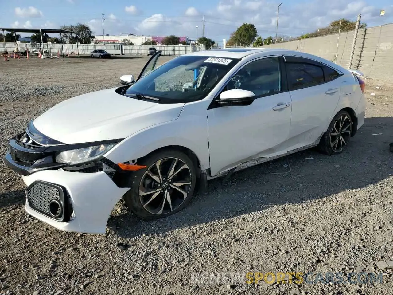 1 fotografías del automóvil dañado 2HGFC1E58KH705530 HONDA CIVIC 2019