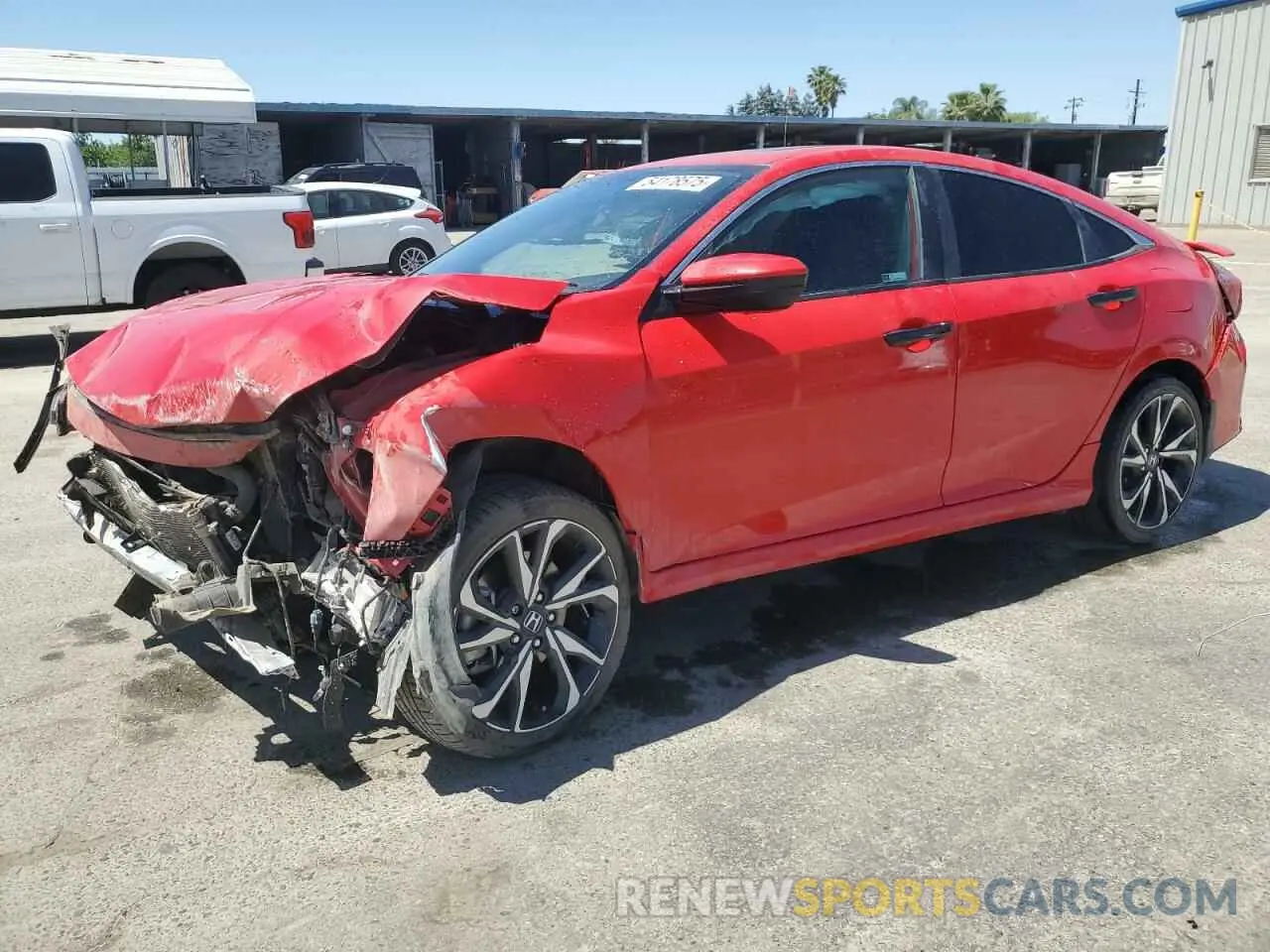 1 fotografías del automóvil dañado 2HGFC1E59KH701308 HONDA CIVIC 2019