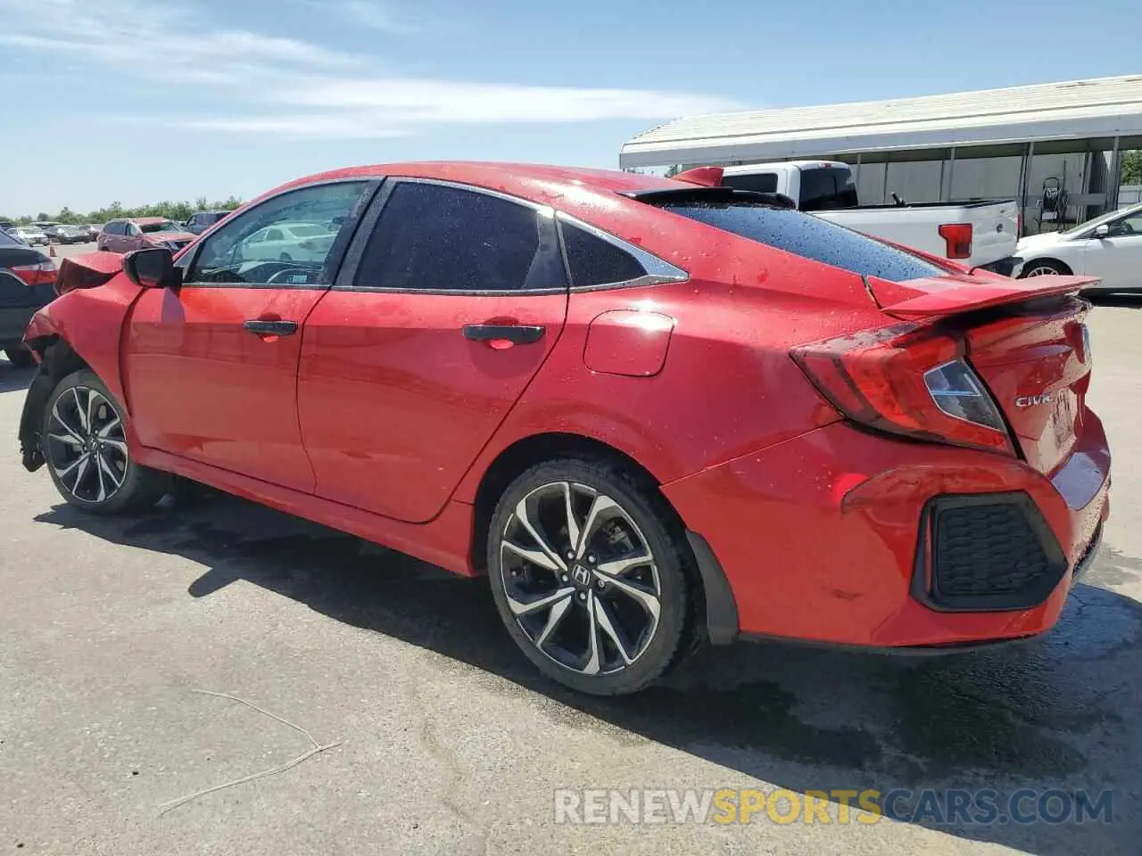2 fotografías del automóvil dañado 2HGFC1E59KH701308 HONDA CIVIC 2019