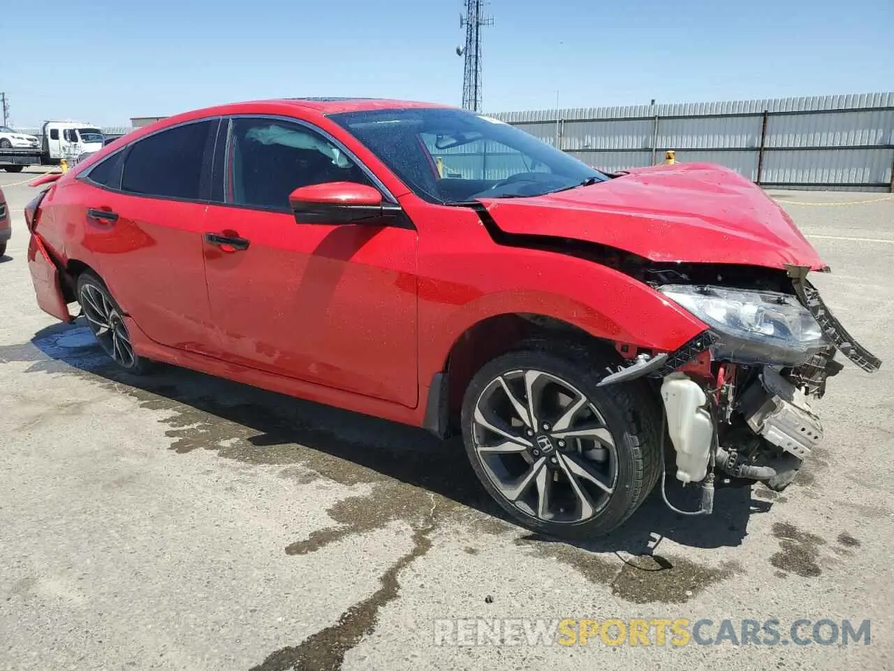 4 fotografías del automóvil dañado 2HGFC1E59KH701308 HONDA CIVIC 2019