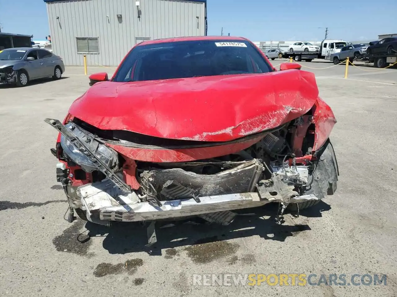 5 fotografías del automóvil dañado 2HGFC1E59KH701308 HONDA CIVIC 2019