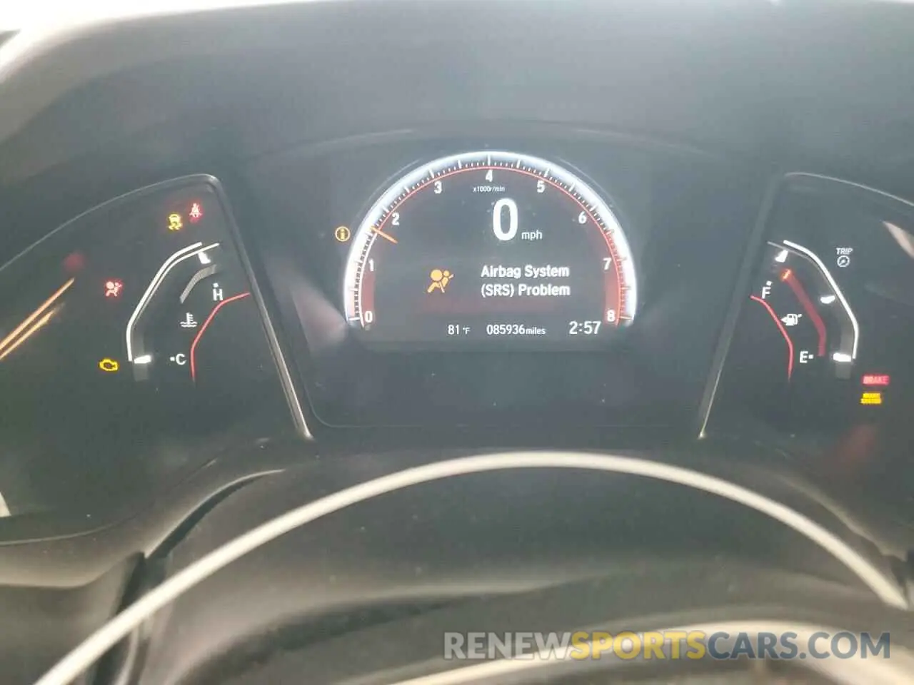9 fotografías del automóvil dañado 2HGFC1E59KH703964 HONDA CIVIC 2019