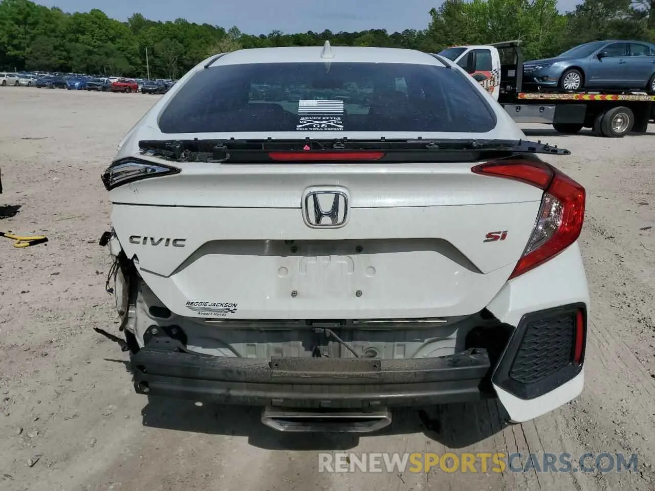6 fotografías del automóvil dañado 2HGFC1E5XKH705724 HONDA CIVIC 2019