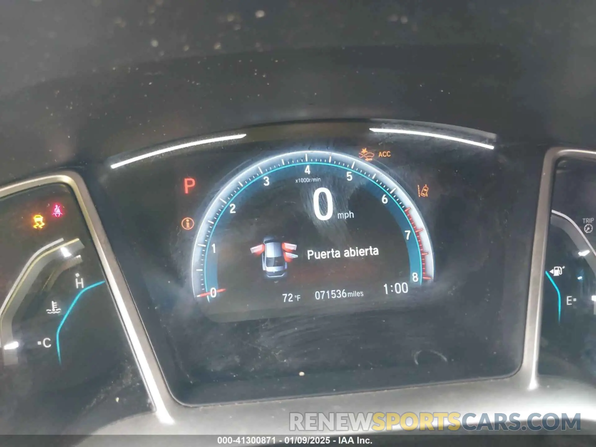7 fotografías del automóvil dañado 2HGFC1F30KH651119 HONDA CIVIC 2019