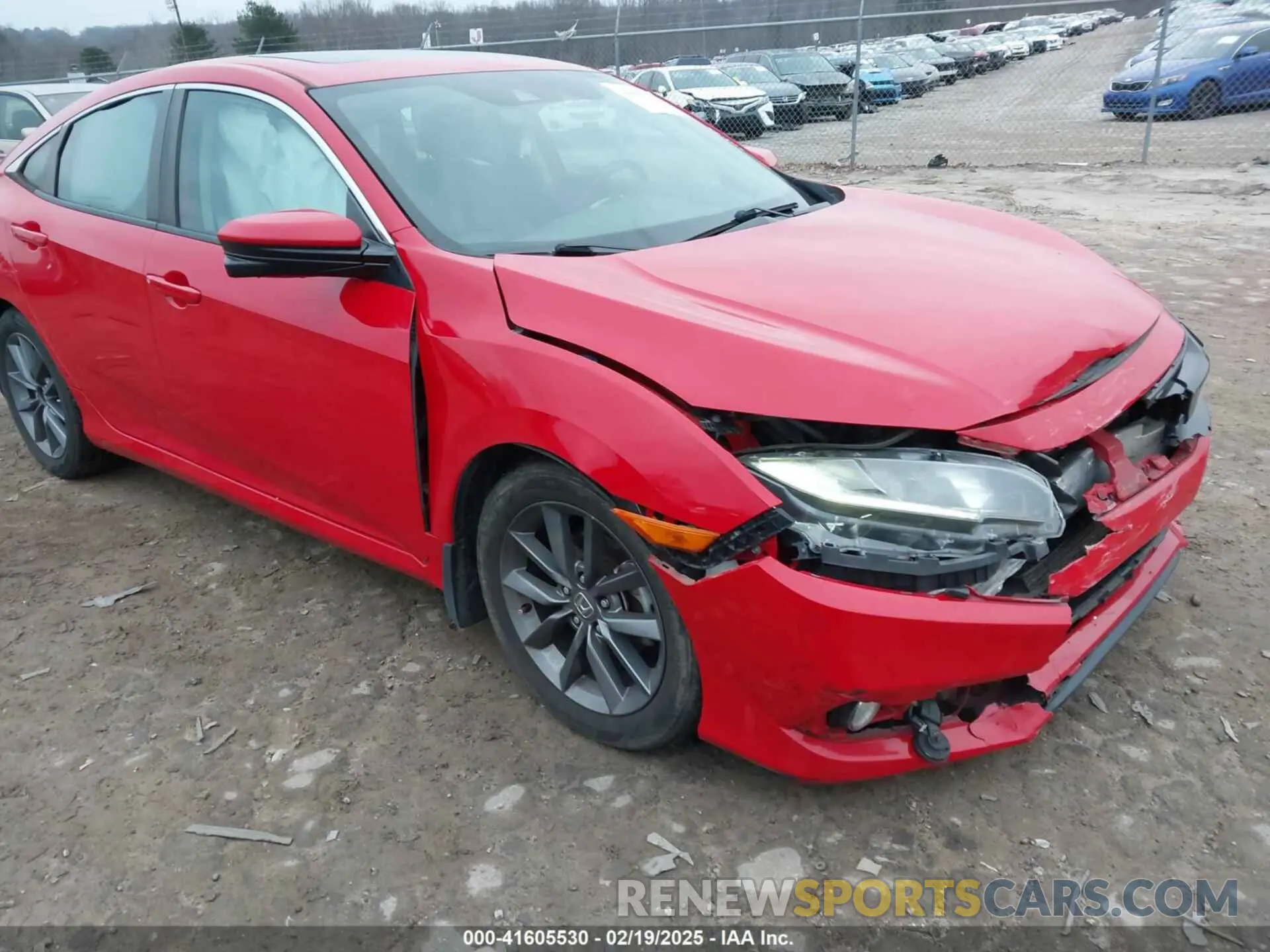 1 fotografías del automóvil dañado 2HGFC1F71KH650080 HONDA CIVIC 2019