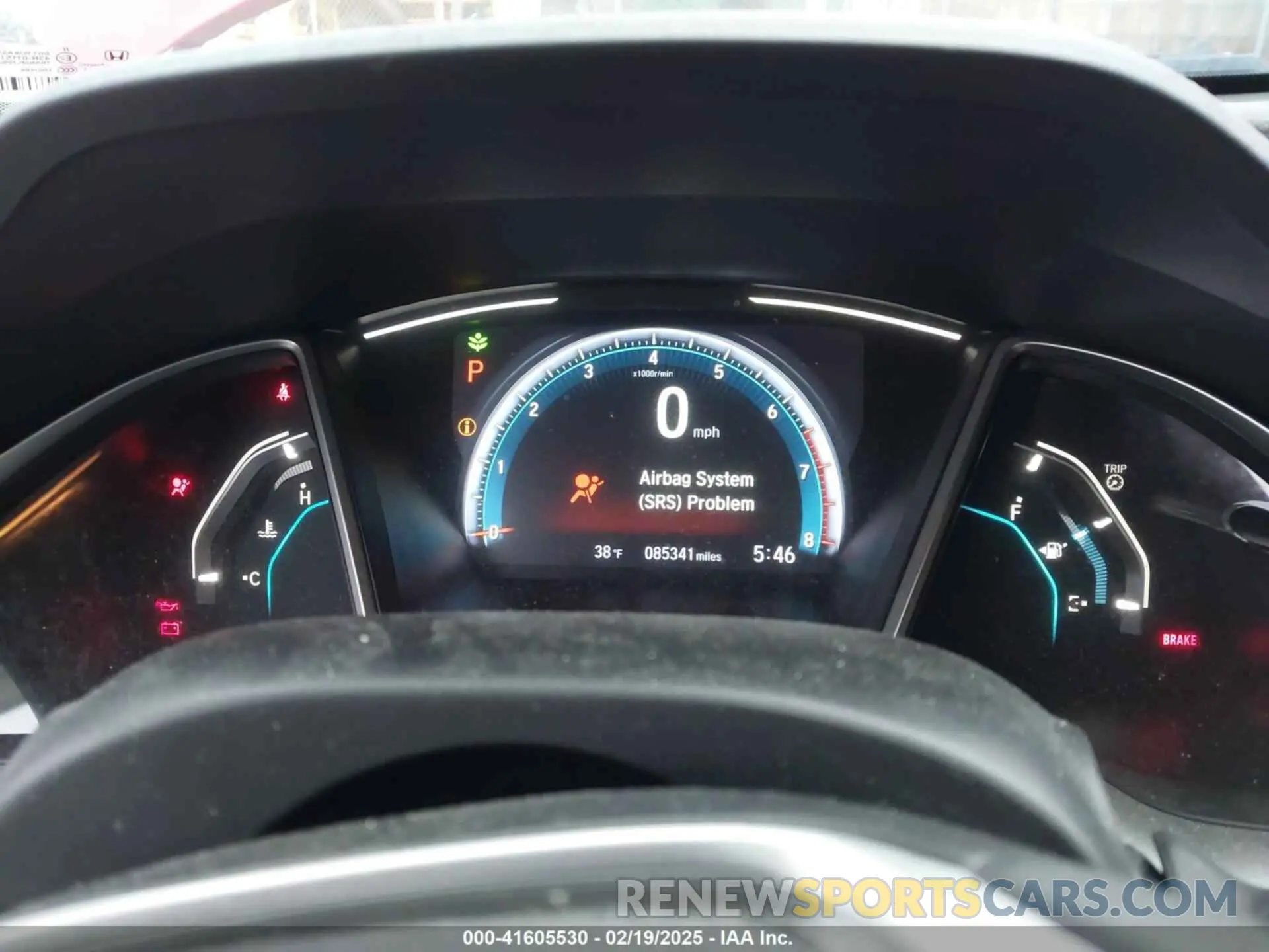 7 fotografías del automóvil dañado 2HGFC1F71KH650080 HONDA CIVIC 2019