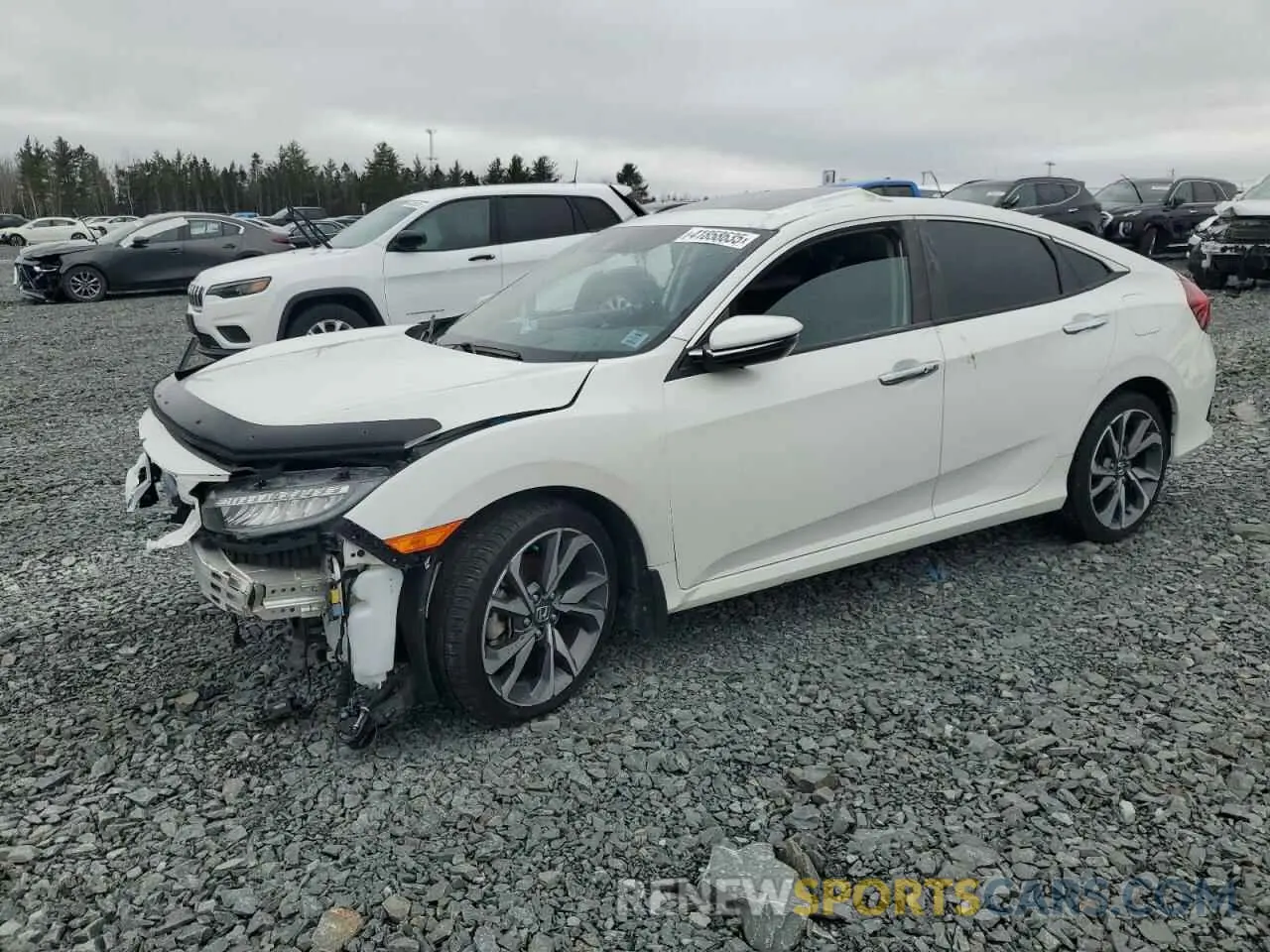 1 fotografías del automóvil dañado 2HGFC1F90KH100614 HONDA CIVIC 2019