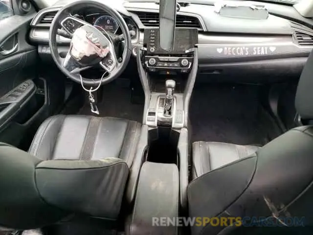 8 fotografías del automóvil dañado 2HGFC1F90KH100614 HONDA CIVIC 2019
