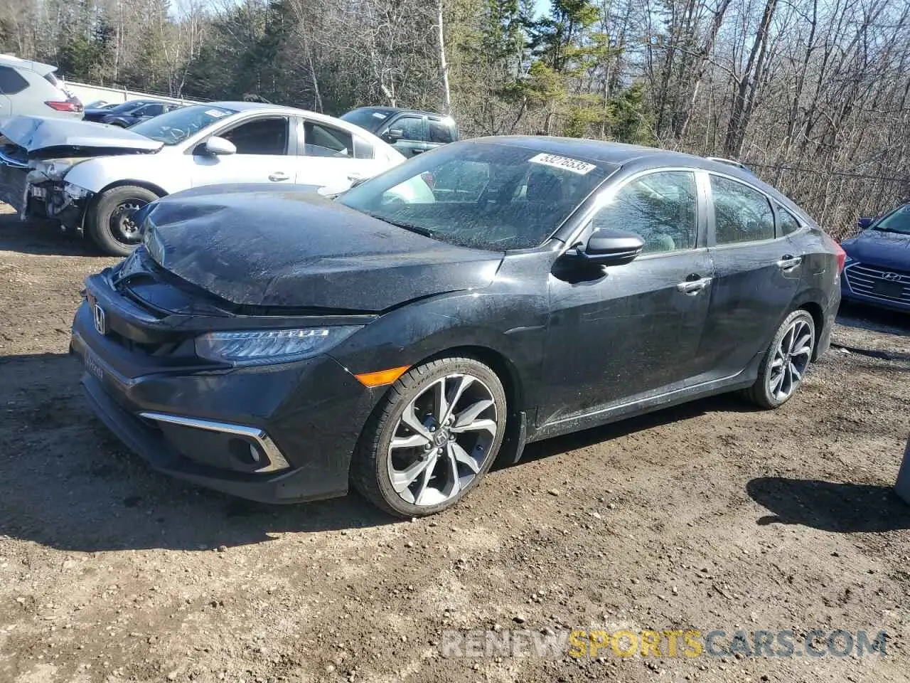 1 fotografías del automóvil dañado 2HGFC1F90KH106719 HONDA CIVIC 2019