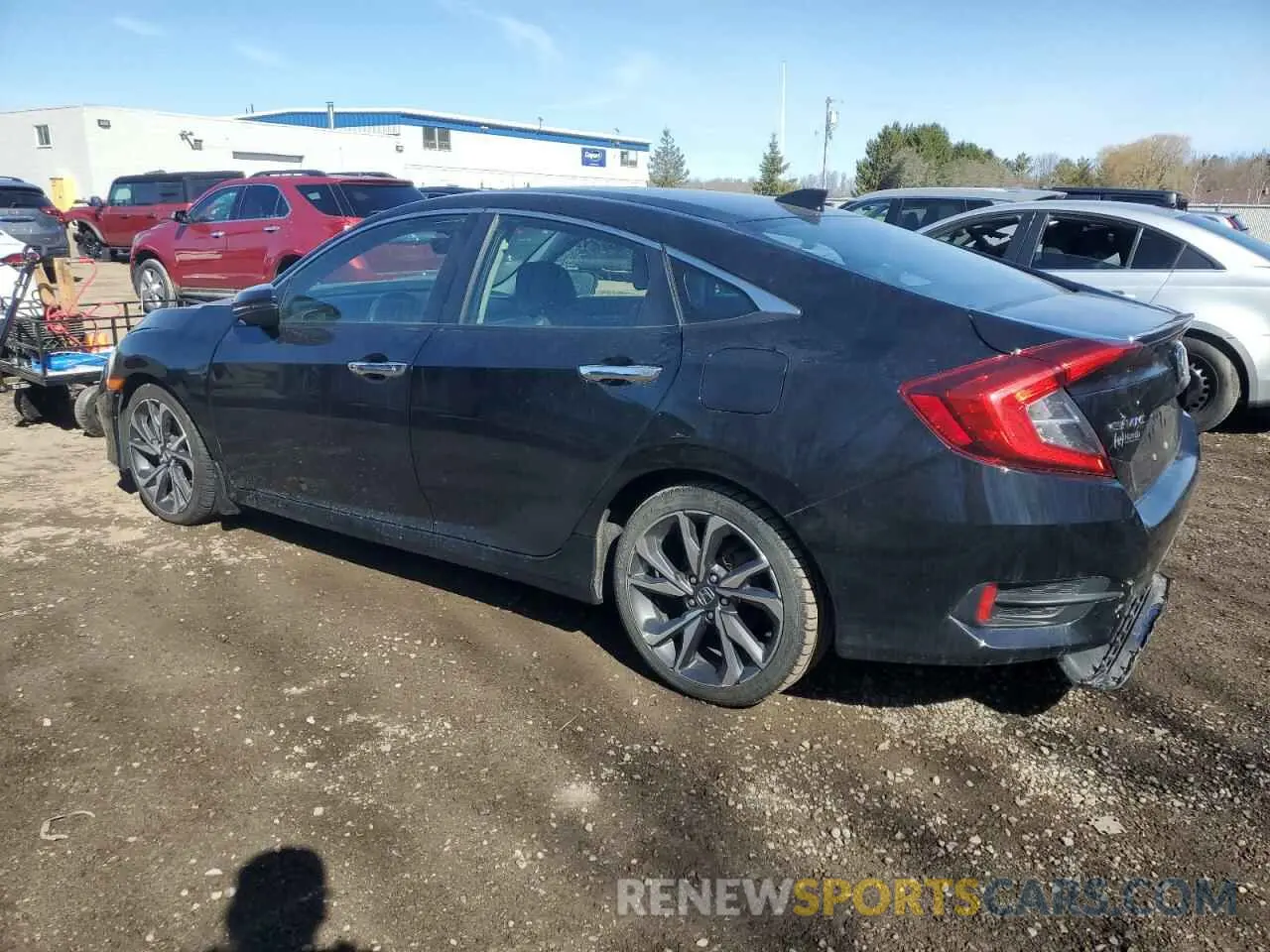 2 fotografías del automóvil dañado 2HGFC1F90KH106719 HONDA CIVIC 2019