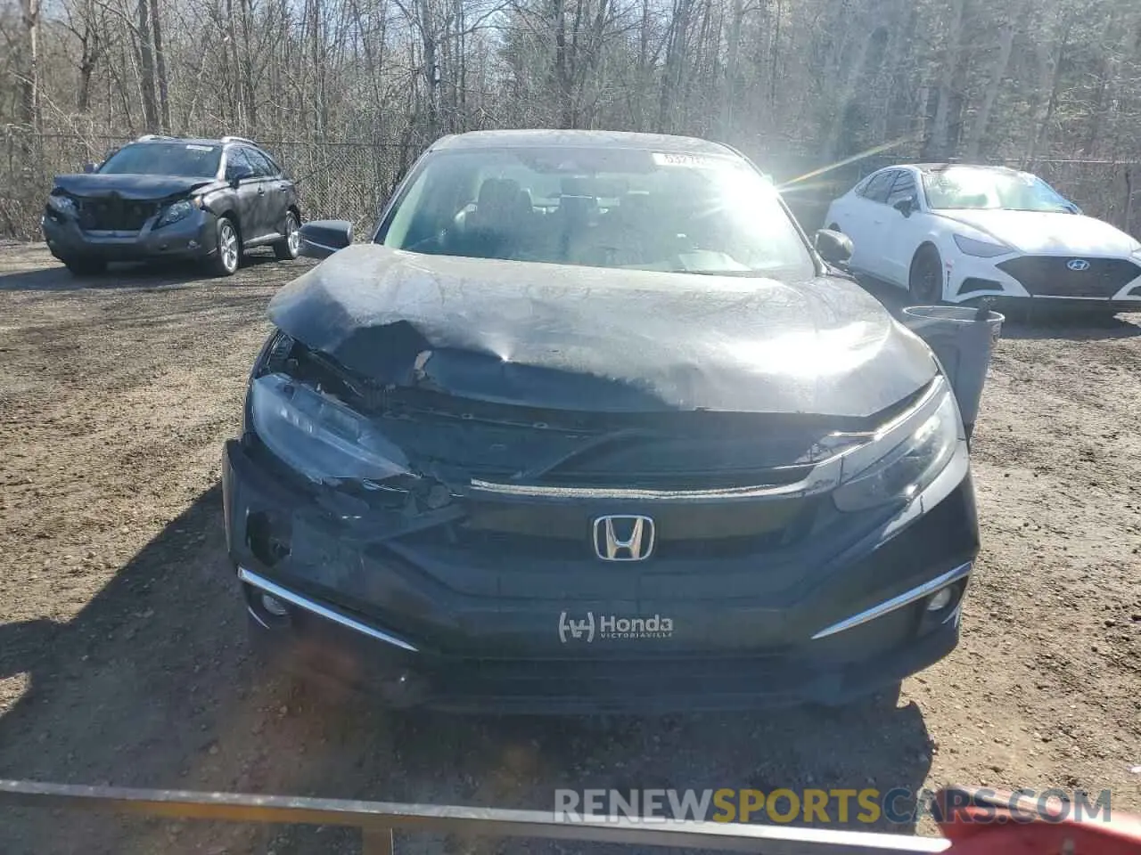 5 fotografías del automóvil dañado 2HGFC1F90KH106719 HONDA CIVIC 2019