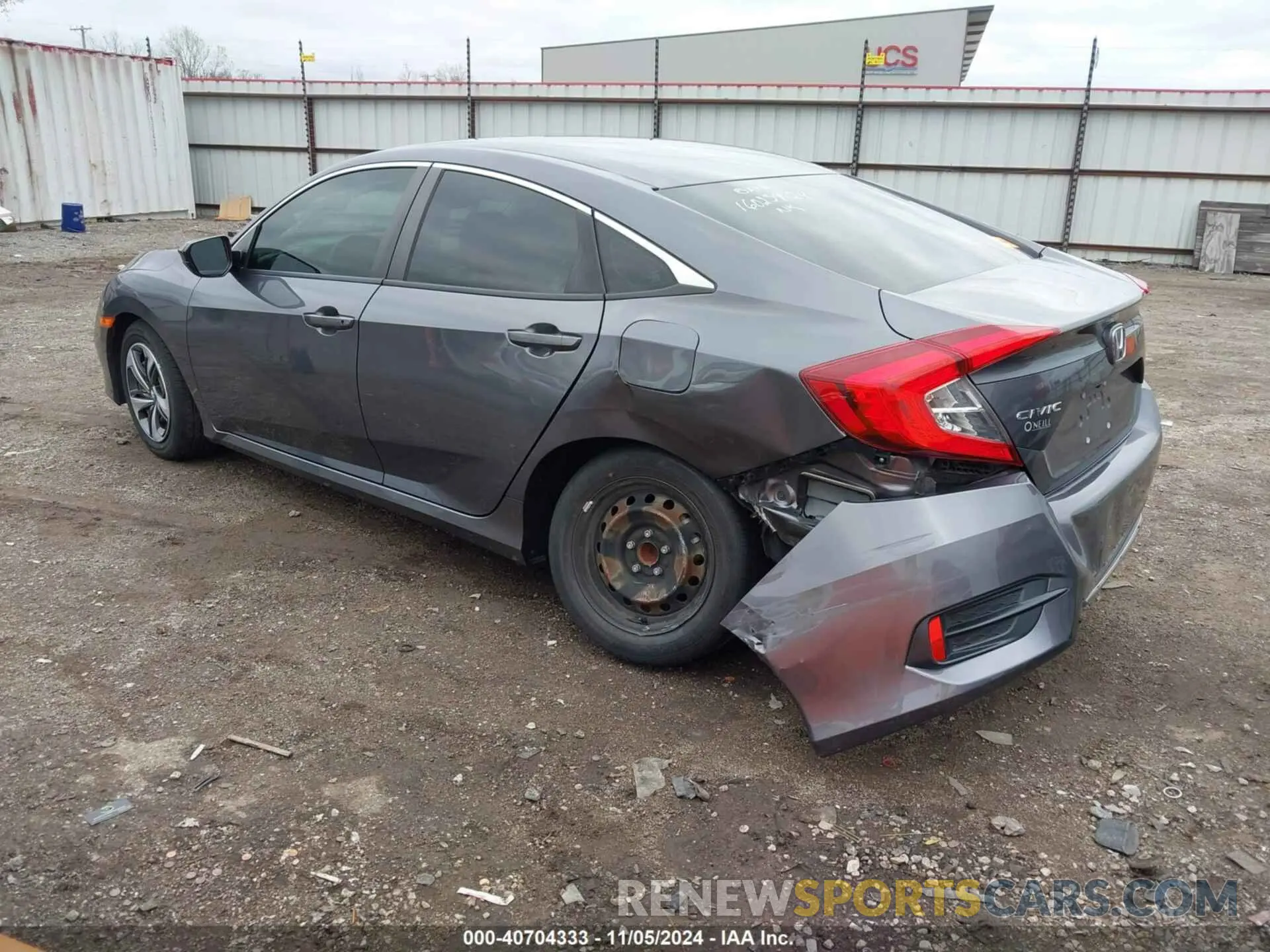 3 fotografías del automóvil dañado 2HGFC2E6XKH567312 HONDA CIVIC 2019