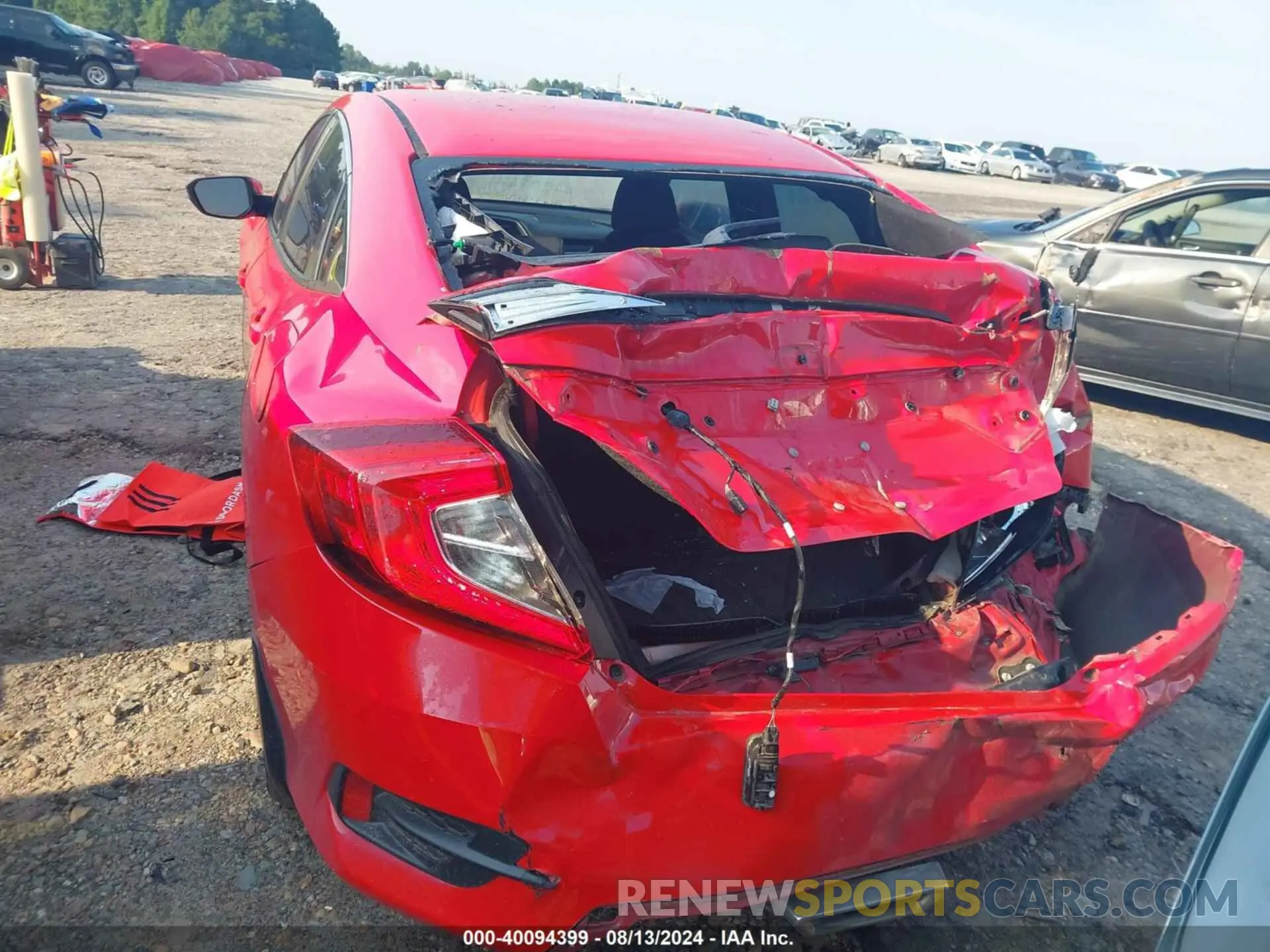 16 fotografías del automóvil dañado 2HGFC2E80KH552576 HONDA CIVIC 2019