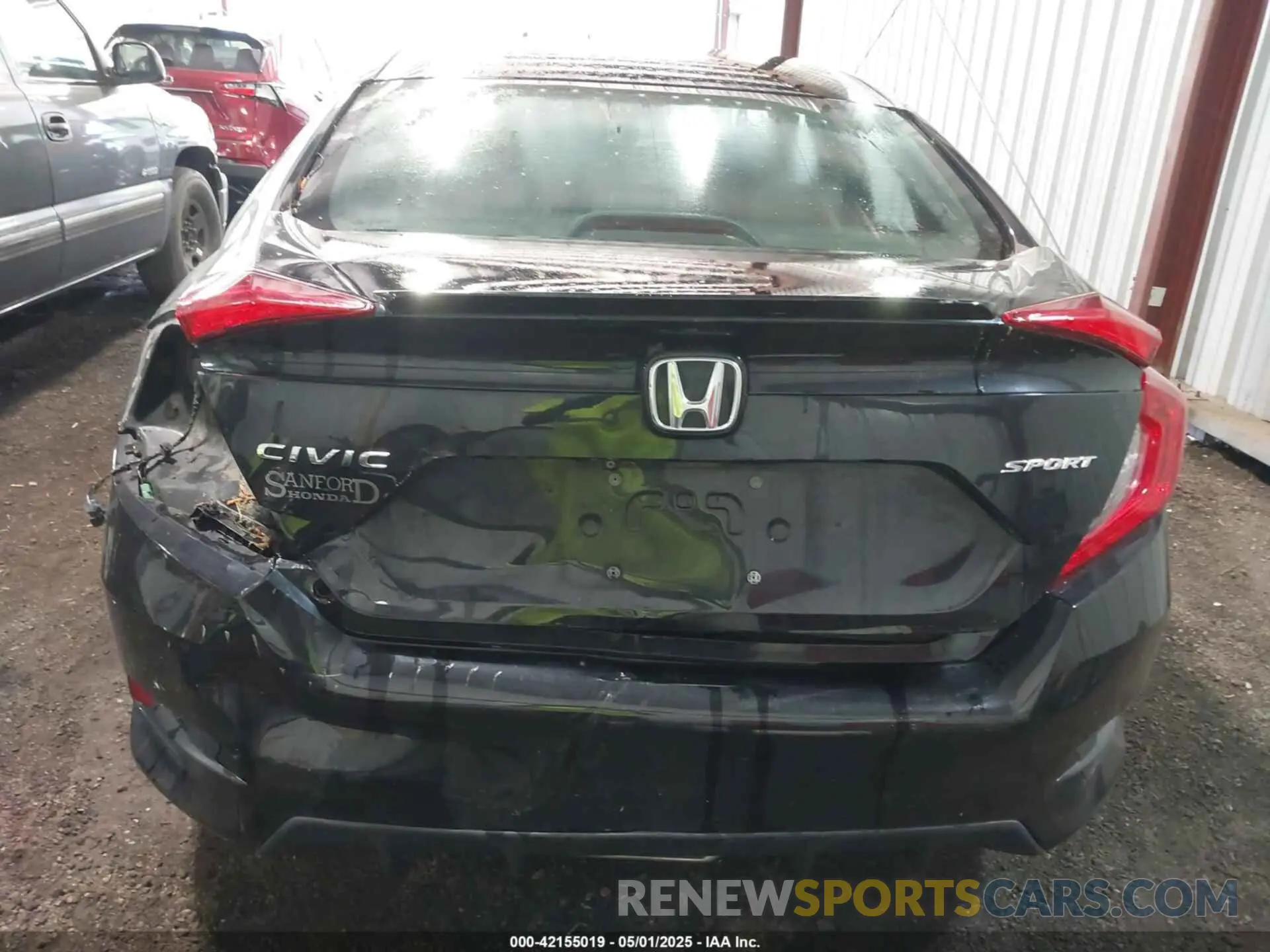 16 fotografías del automóvil dañado 2HGFC2E82KH550408 HONDA CIVIC 2019