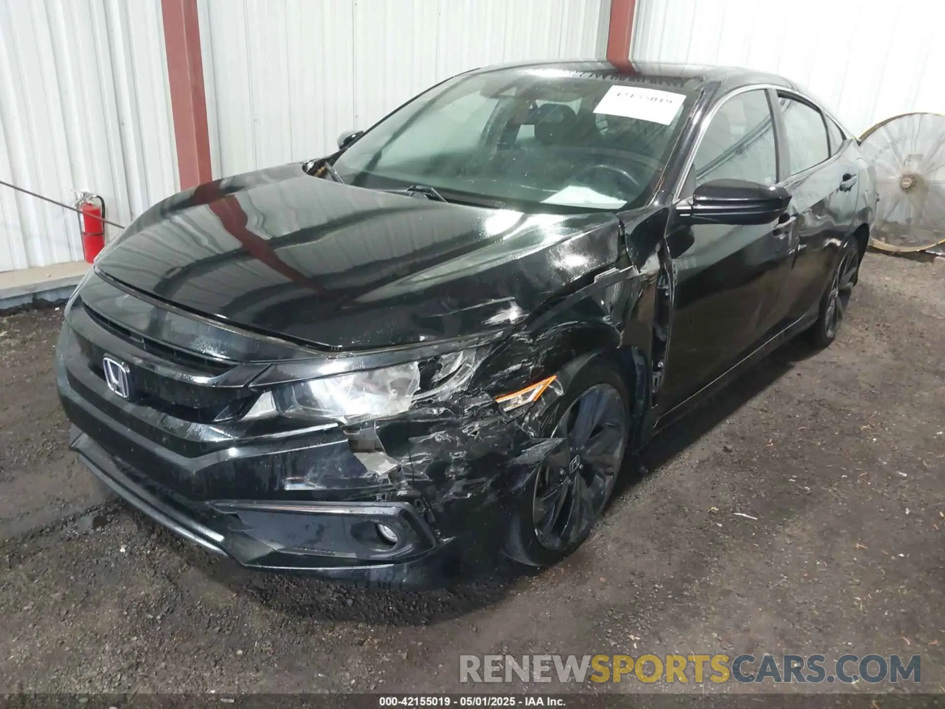 2 fotografías del automóvil dañado 2HGFC2E82KH550408 HONDA CIVIC 2019