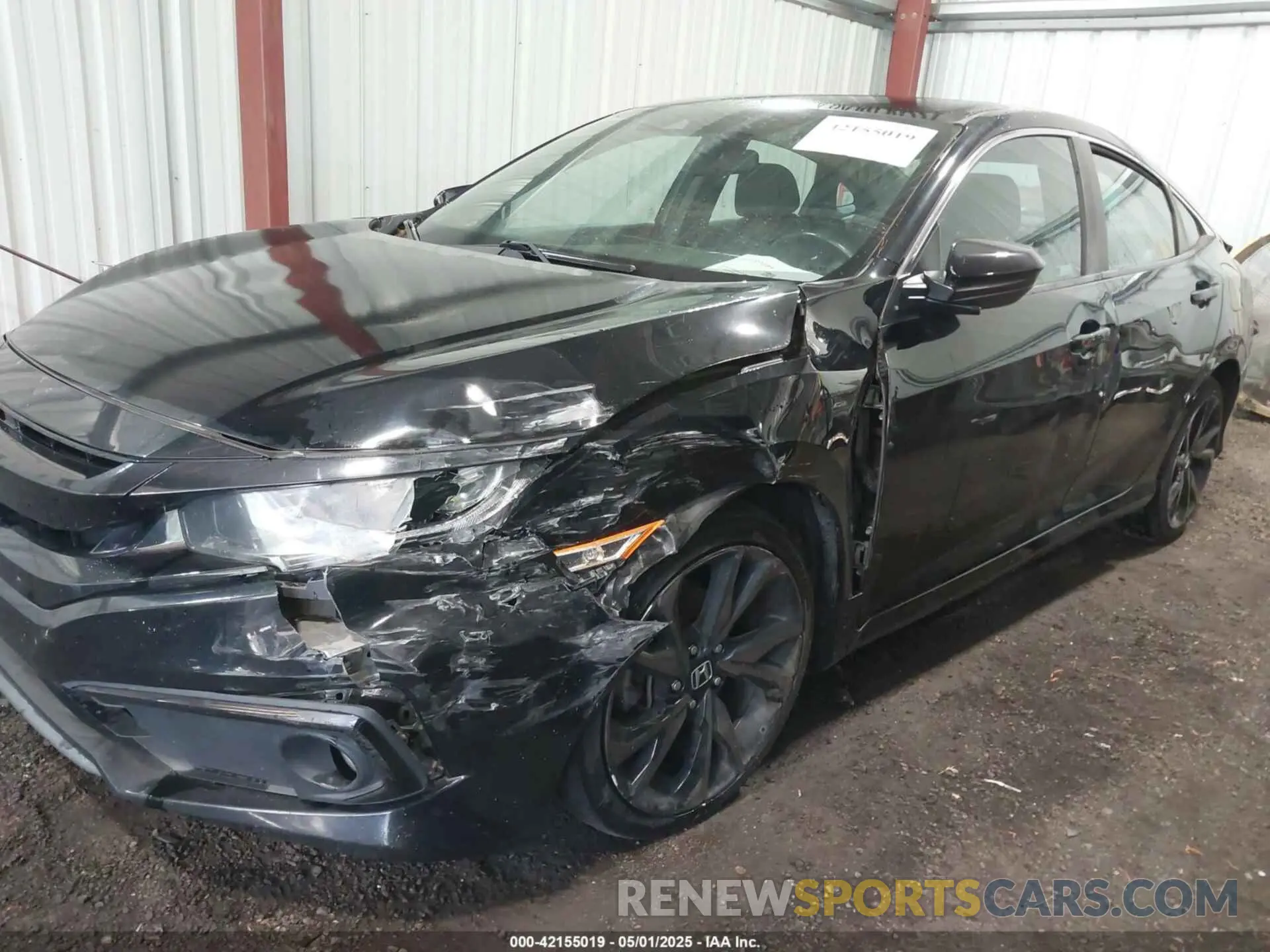 6 fotografías del automóvil dañado 2HGFC2E82KH550408 HONDA CIVIC 2019