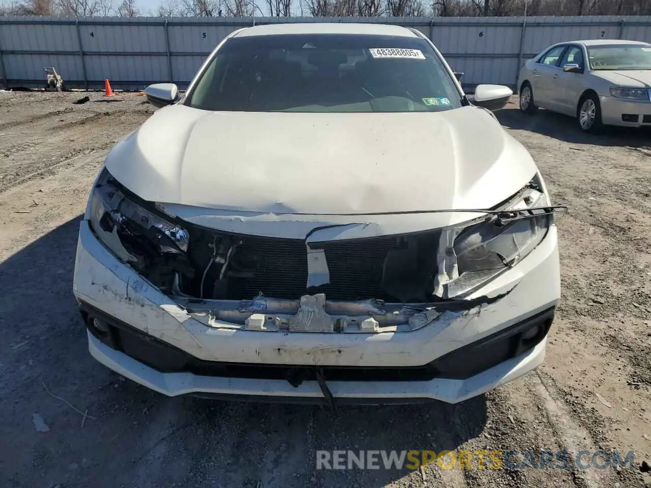 5 fotografías del automóvil dañado 2HGFC2E85KH521808 HONDA CIVIC 2019