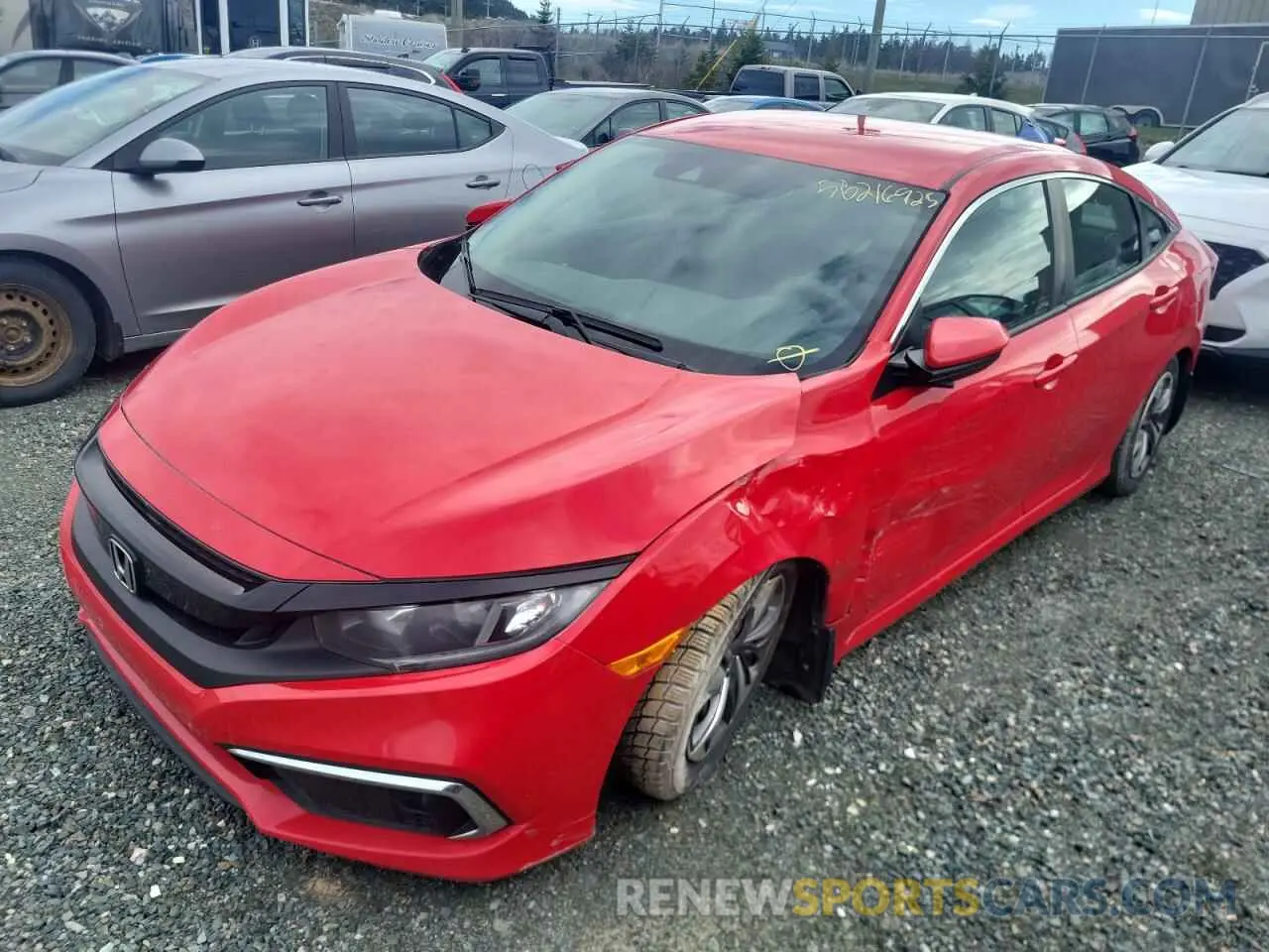 1 fotografías del automóvil dañado 2HGFC2F50KH019938 HONDA CIVIC 2019