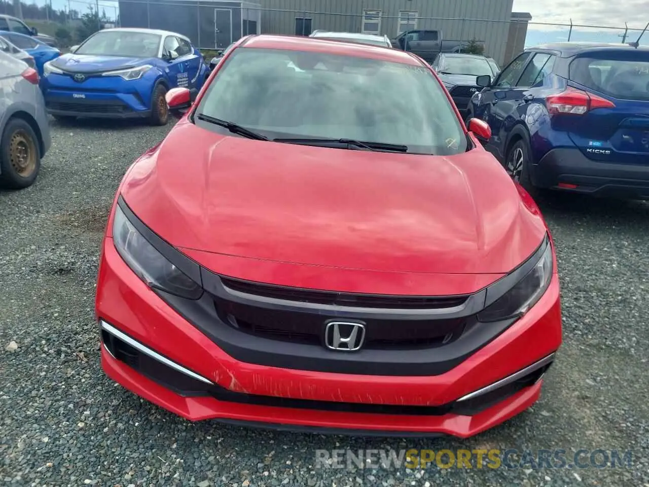 5 fotografías del automóvil dañado 2HGFC2F50KH019938 HONDA CIVIC 2019