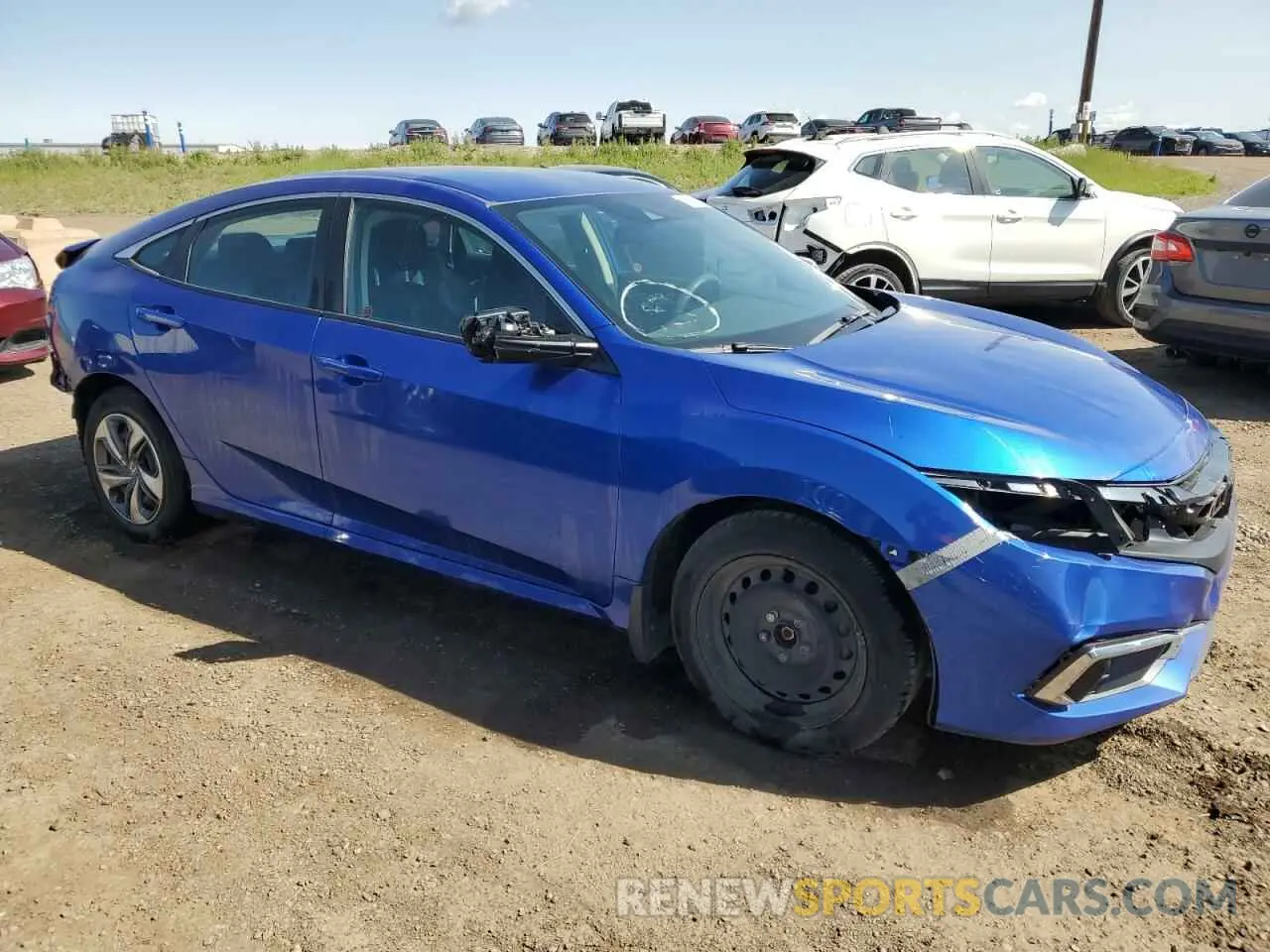 4 fotografías del automóvil dañado 2HGFC2F52KH032450 HONDA CIVIC 2019