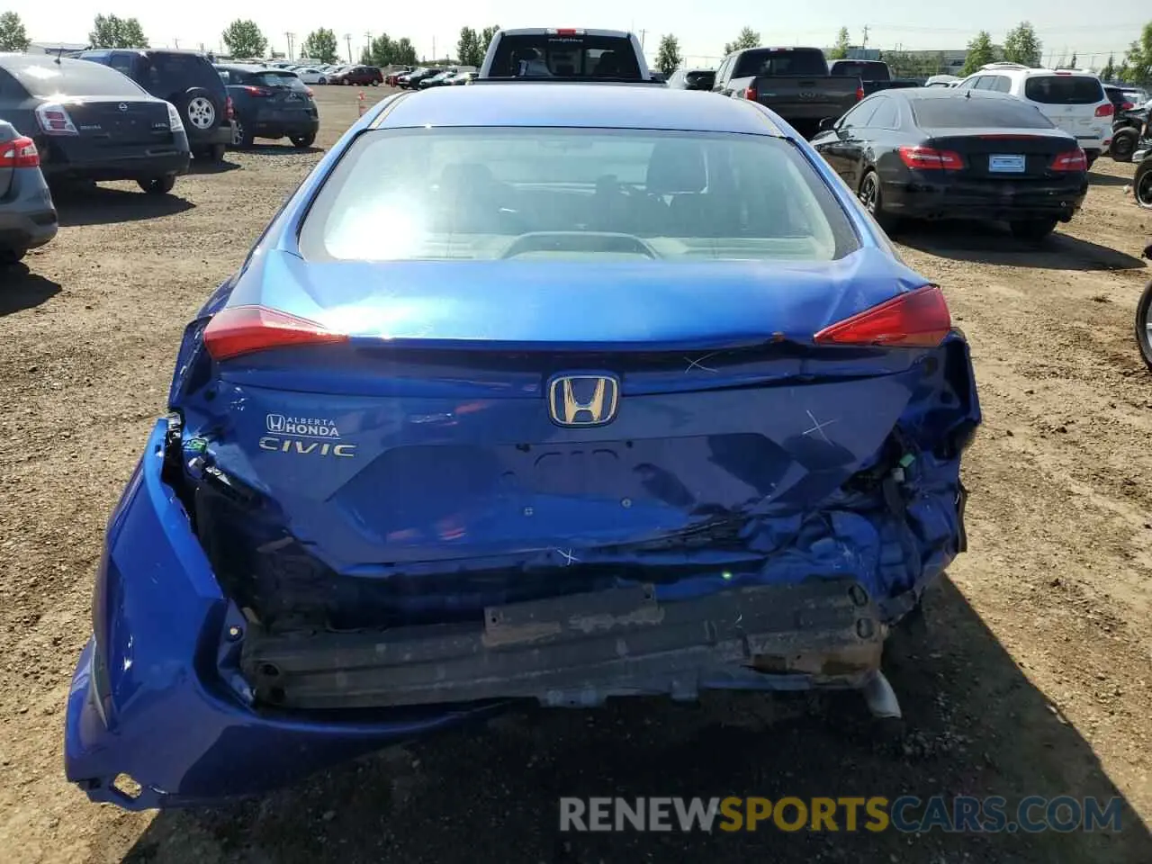 6 fotografías del automóvil dañado 2HGFC2F52KH032450 HONDA CIVIC 2019