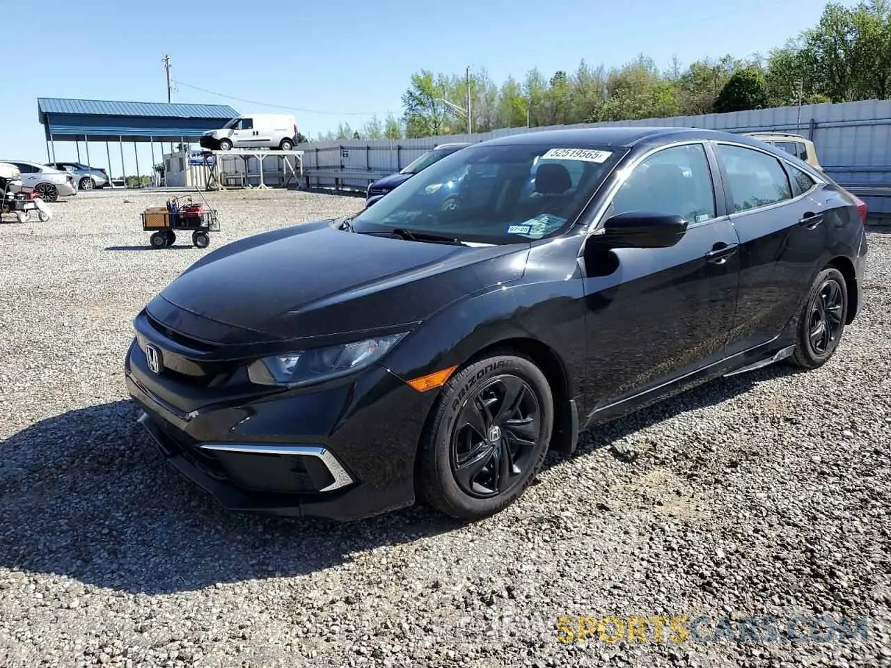 1 fotografías del automóvil dañado 2HGFC2F60KH517419 HONDA CIVIC 2019