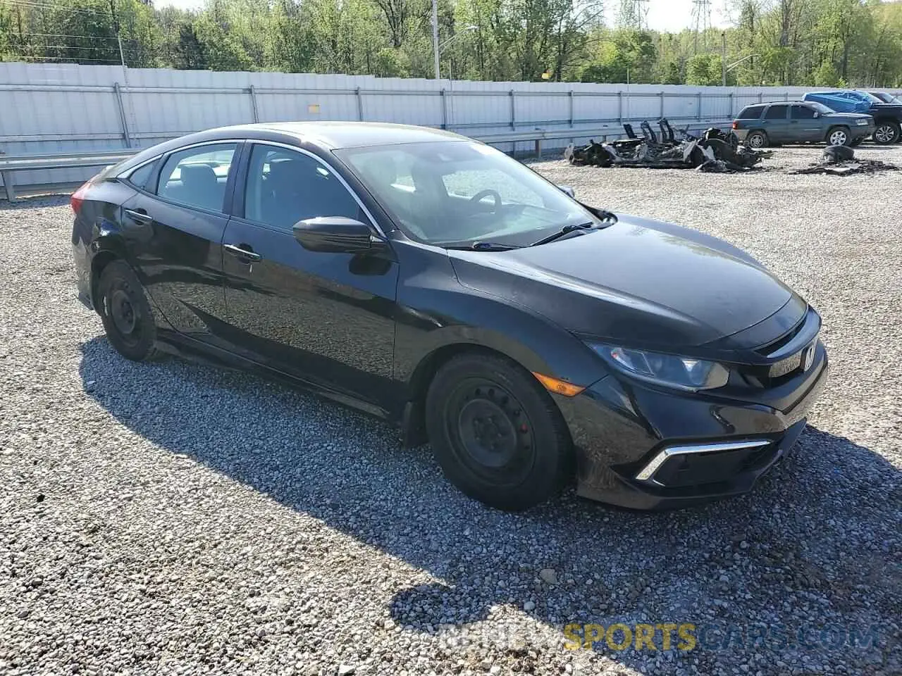 4 fotografías del automóvil dañado 2HGFC2F60KH517419 HONDA CIVIC 2019