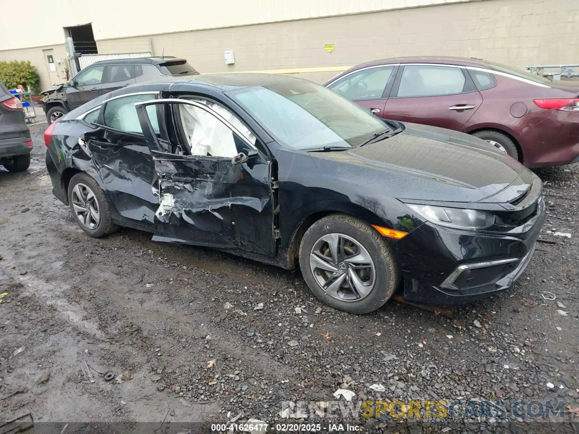 1 fotografías del automóvil dañado 2HGFC2F60KH555359 HONDA CIVIC 2019