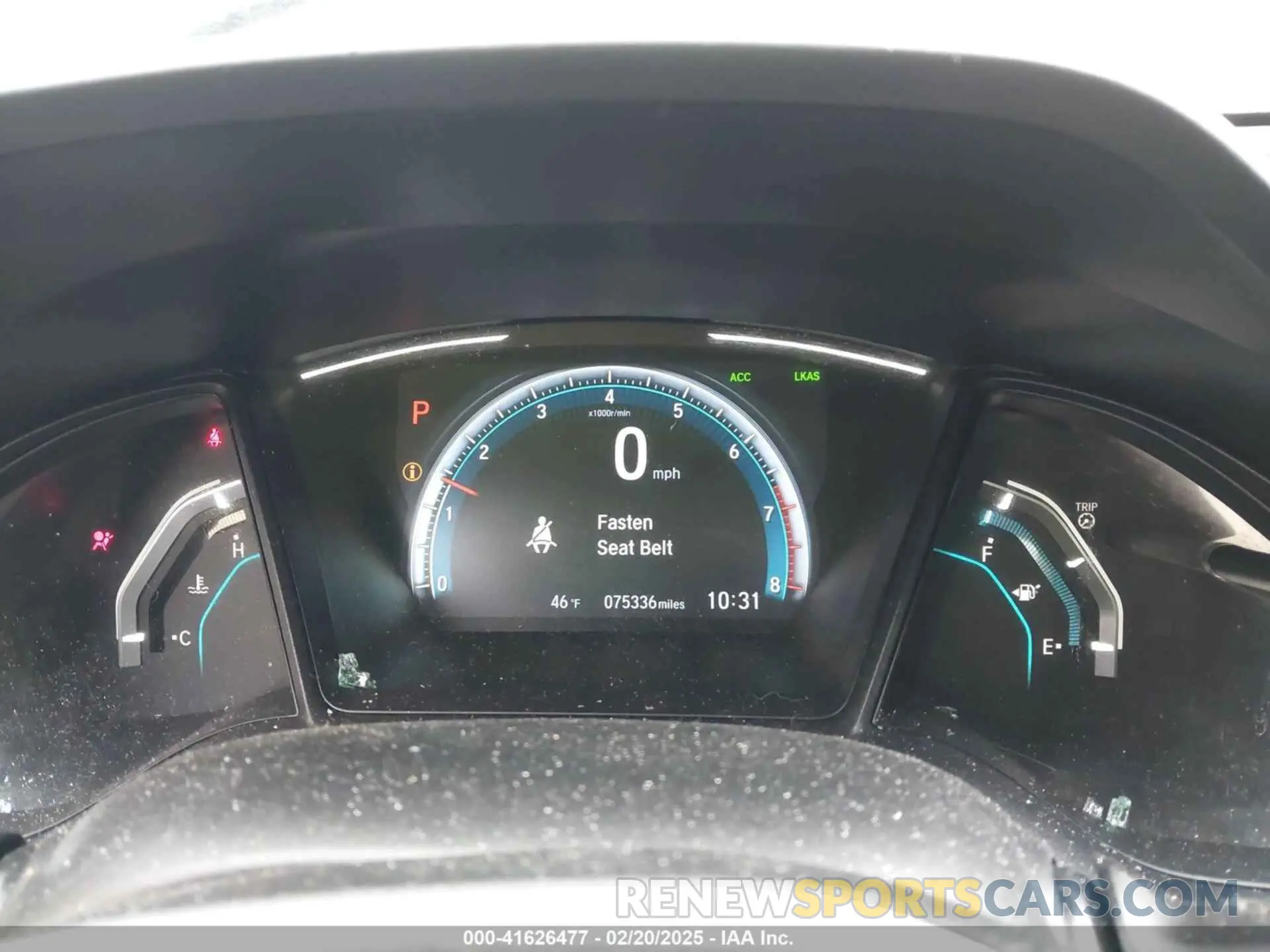 7 fotografías del automóvil dañado 2HGFC2F60KH555359 HONDA CIVIC 2019