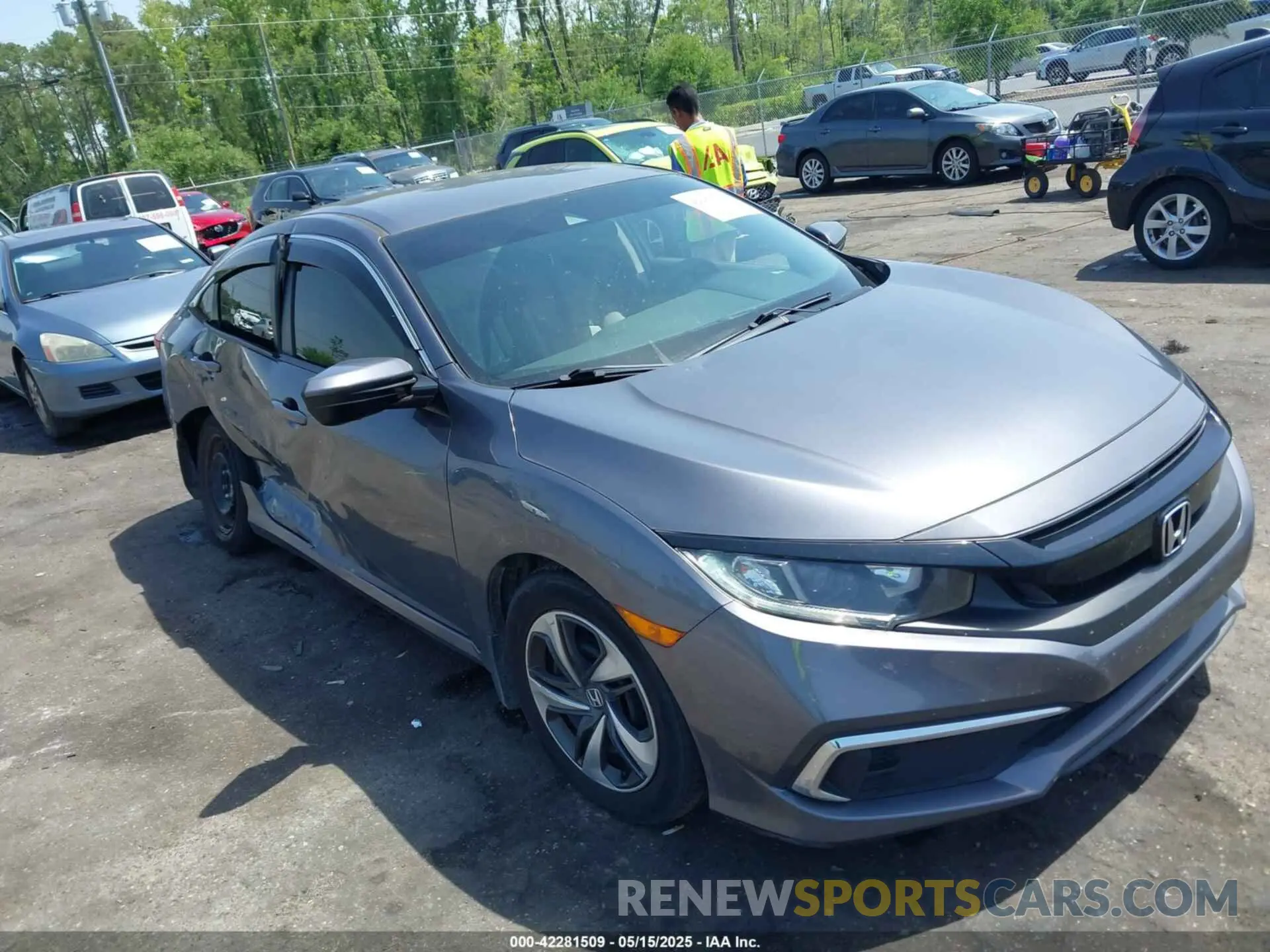 1 fotografías del automóvil dañado 2HGFC2F60KH596686 HONDA CIVIC 2019