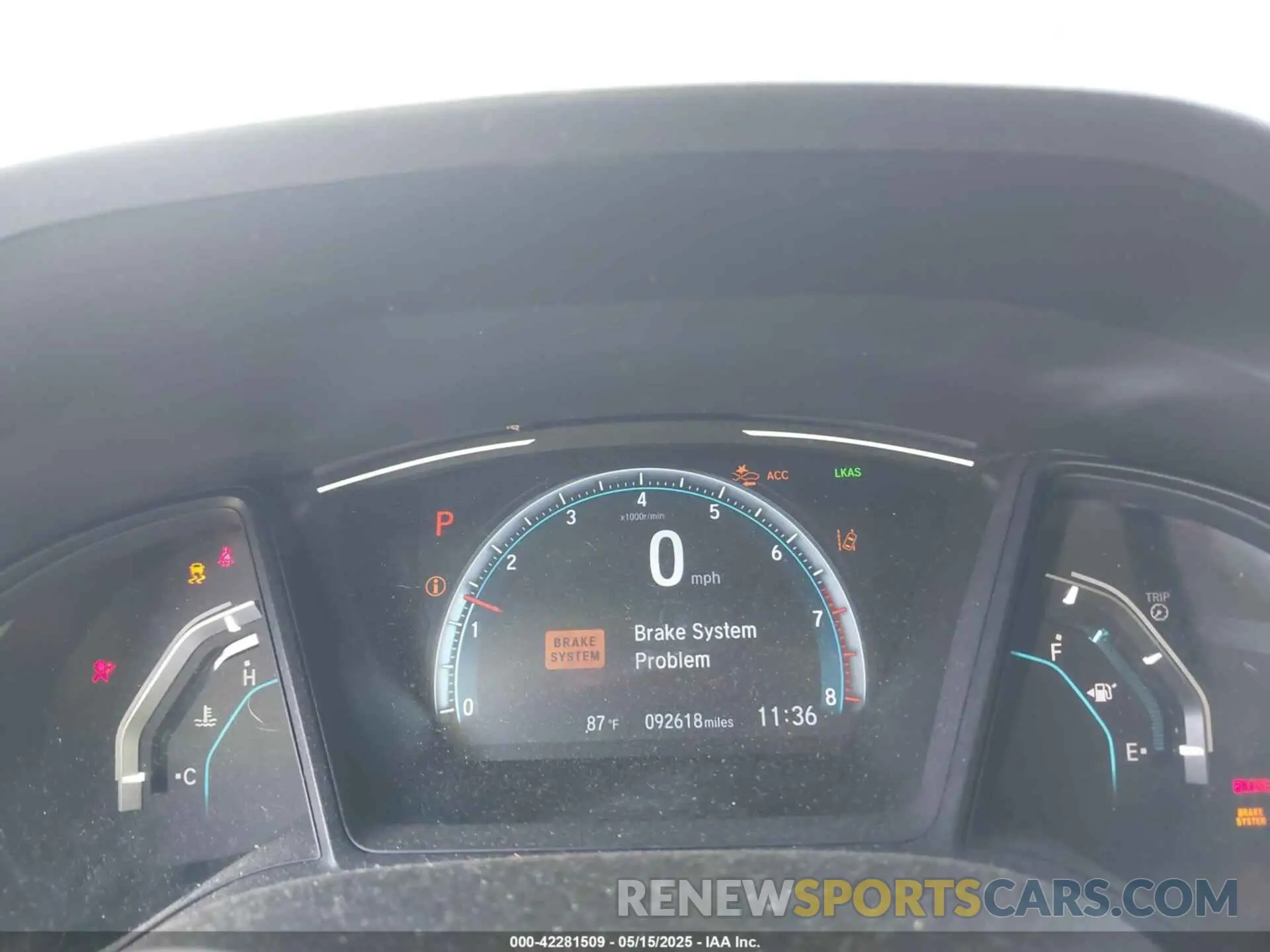 7 fotografías del automóvil dañado 2HGFC2F60KH596686 HONDA CIVIC 2019