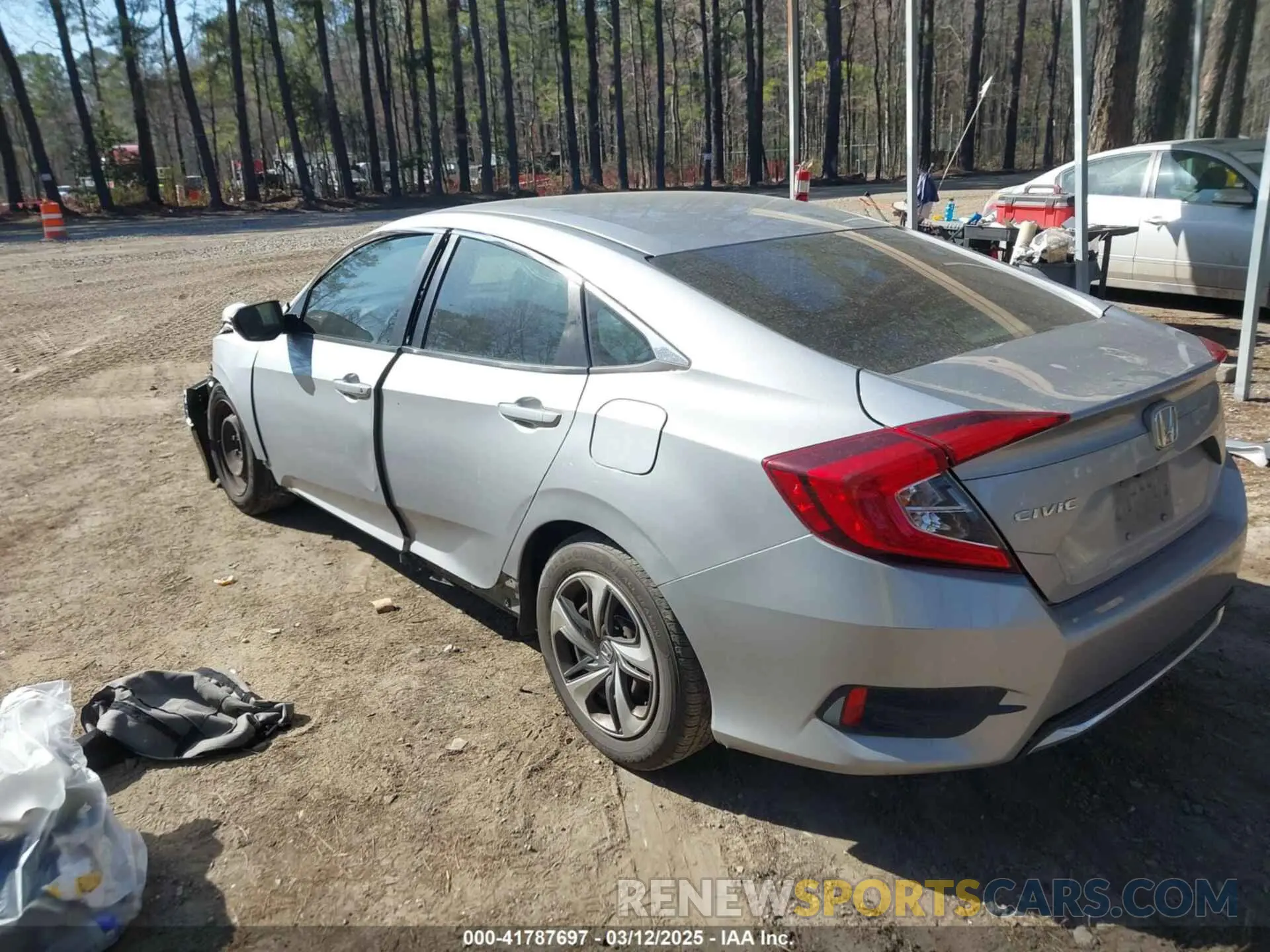 3 fotografías del automóvil dañado 2HGFC2F60KH605404 HONDA CIVIC 2019